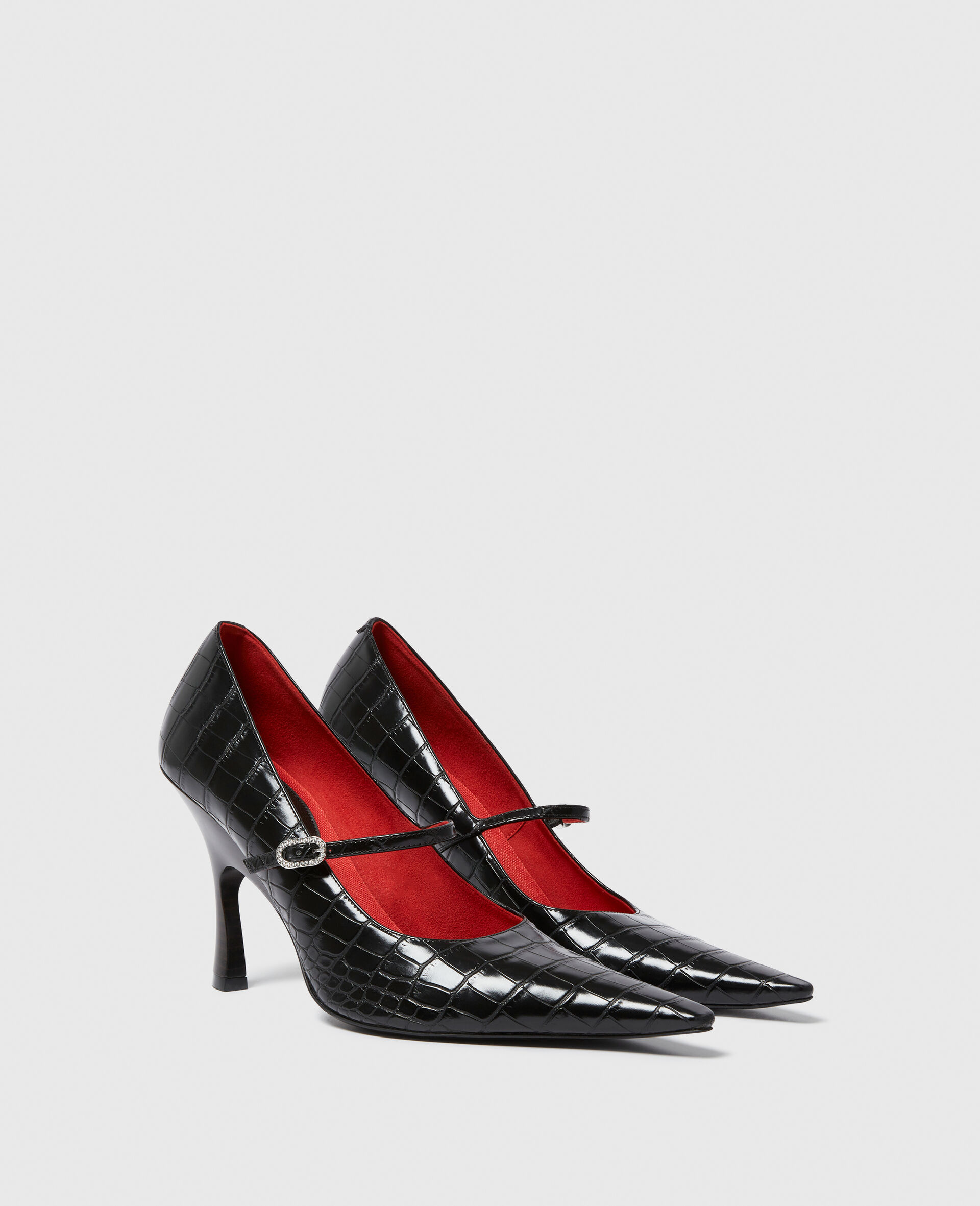 Elsa Pointed-Toe Pump-Black-large image number 1