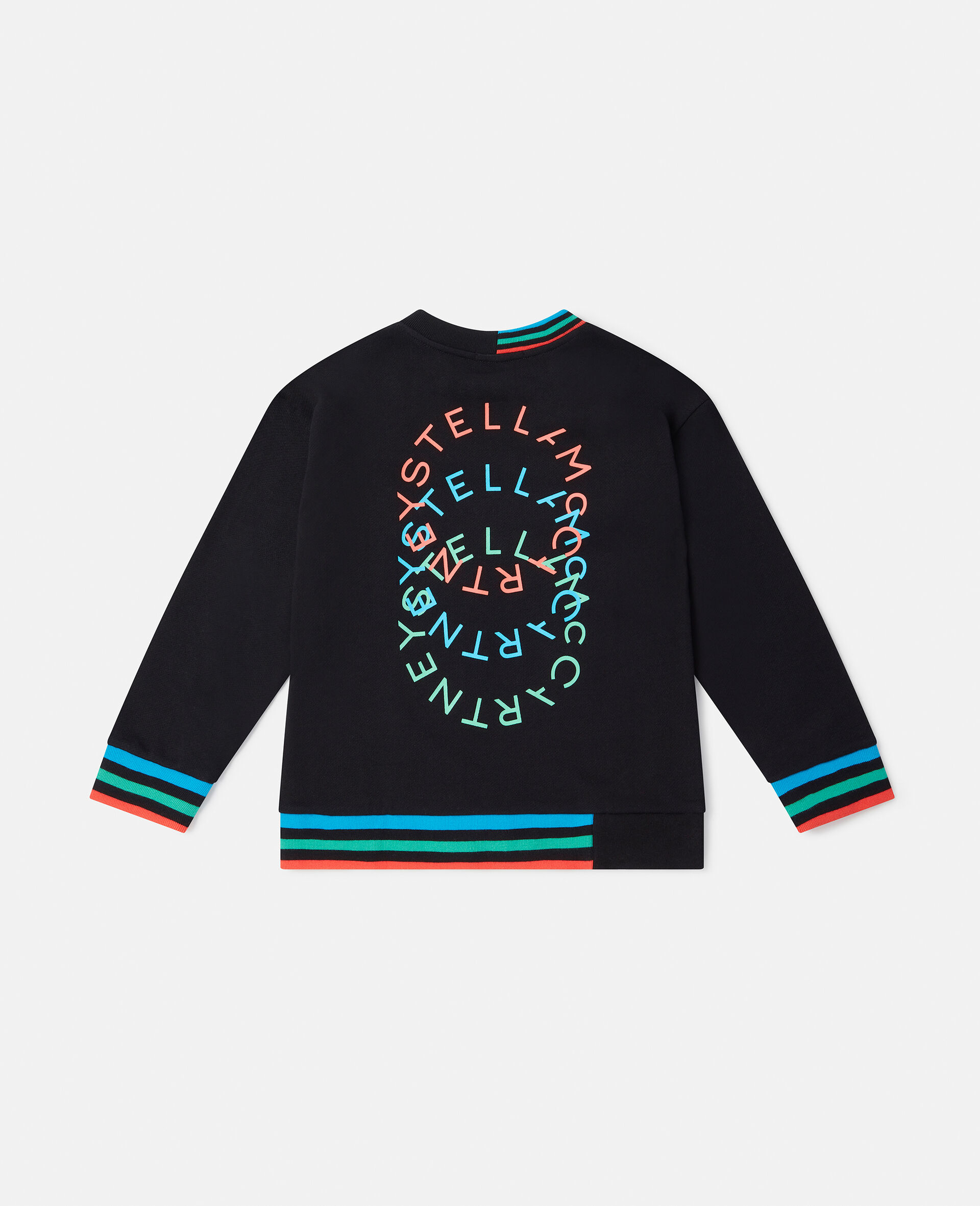 SMC Logo Oversized Sweatshirt-Black-large image number 2