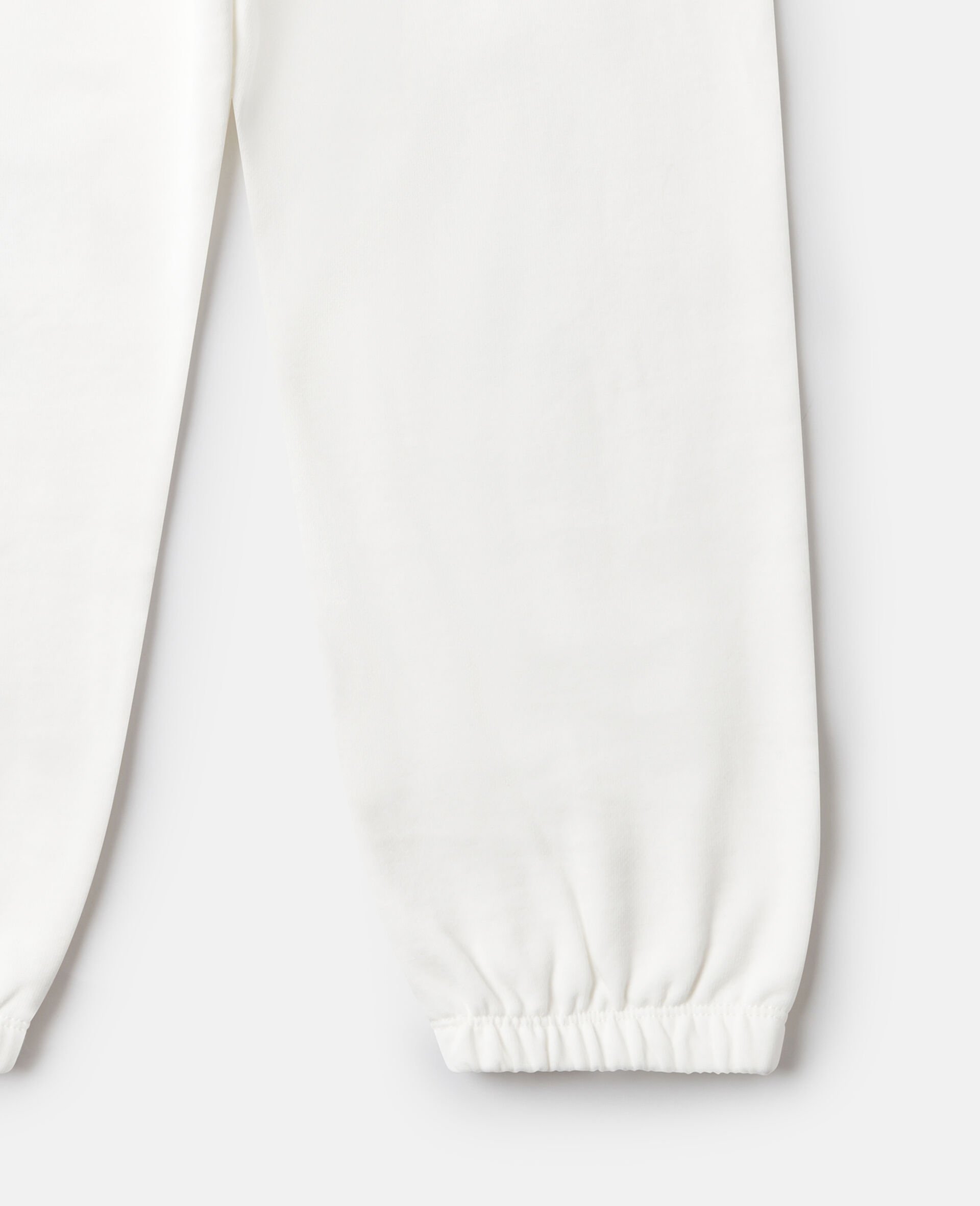 Flower Graphic Drawstring Joggers-White-large Flower Graphic Drawstring Joggers-White-large image number 3