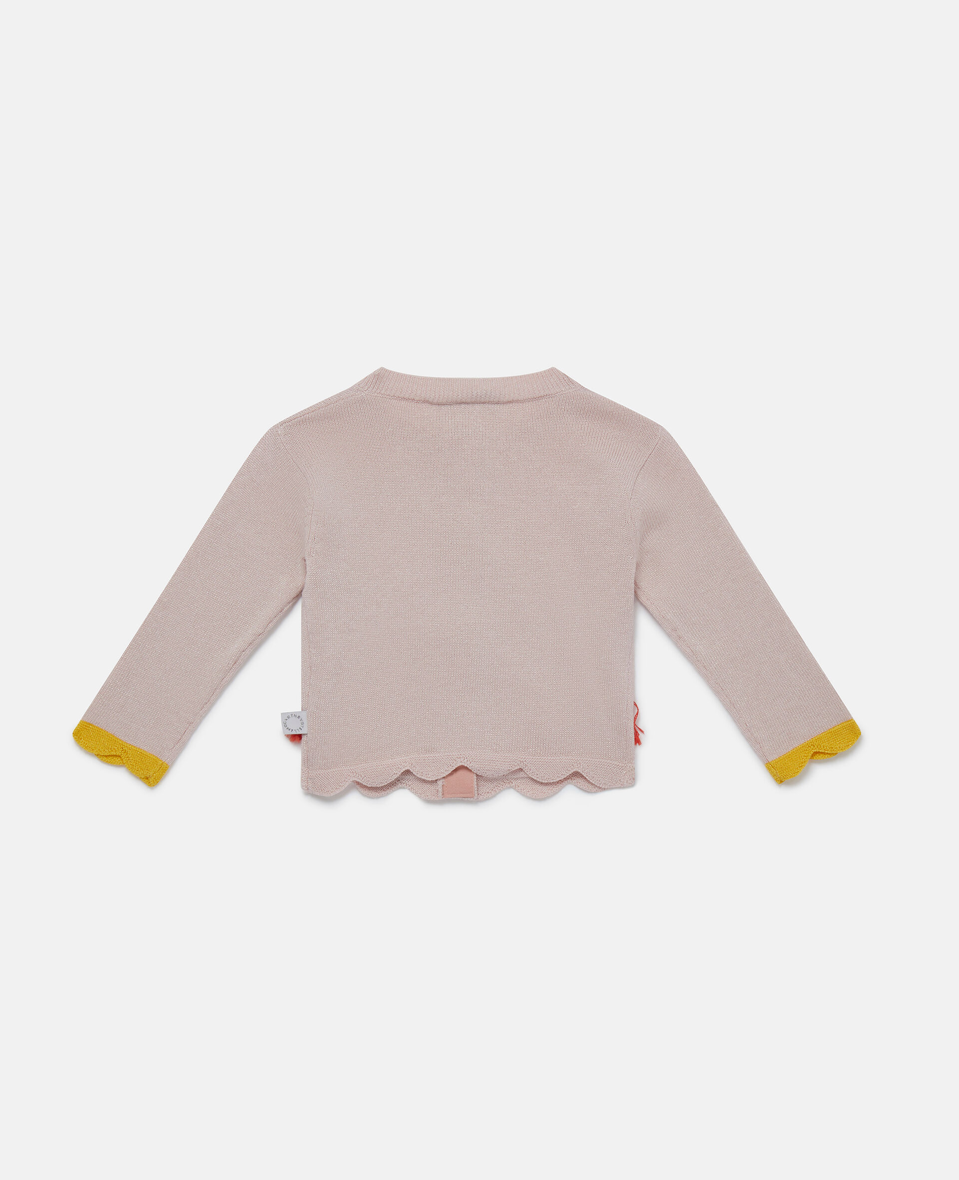 Rainbow Ribbon Cardigan-Pink-large image number 2