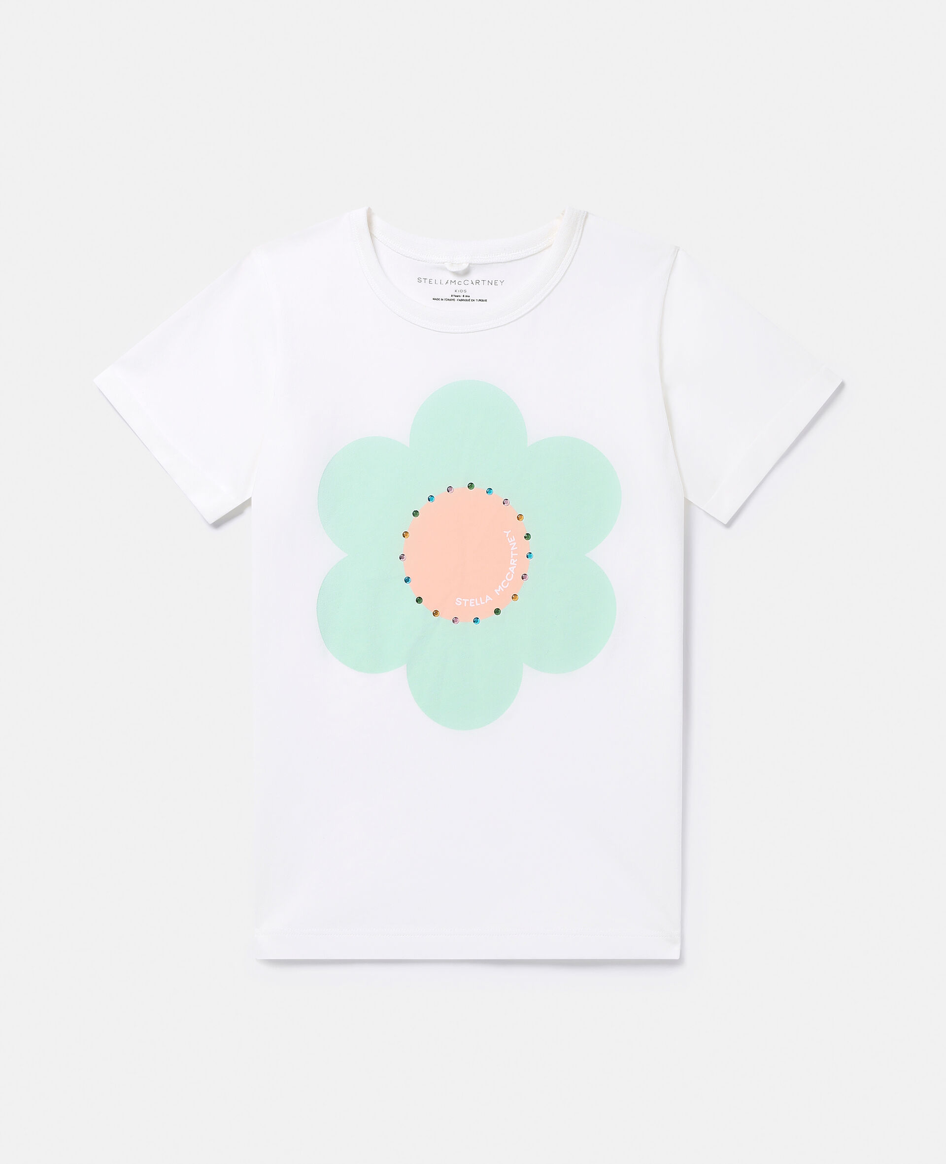 Graphic Flower T-Shirt-Pink-medium