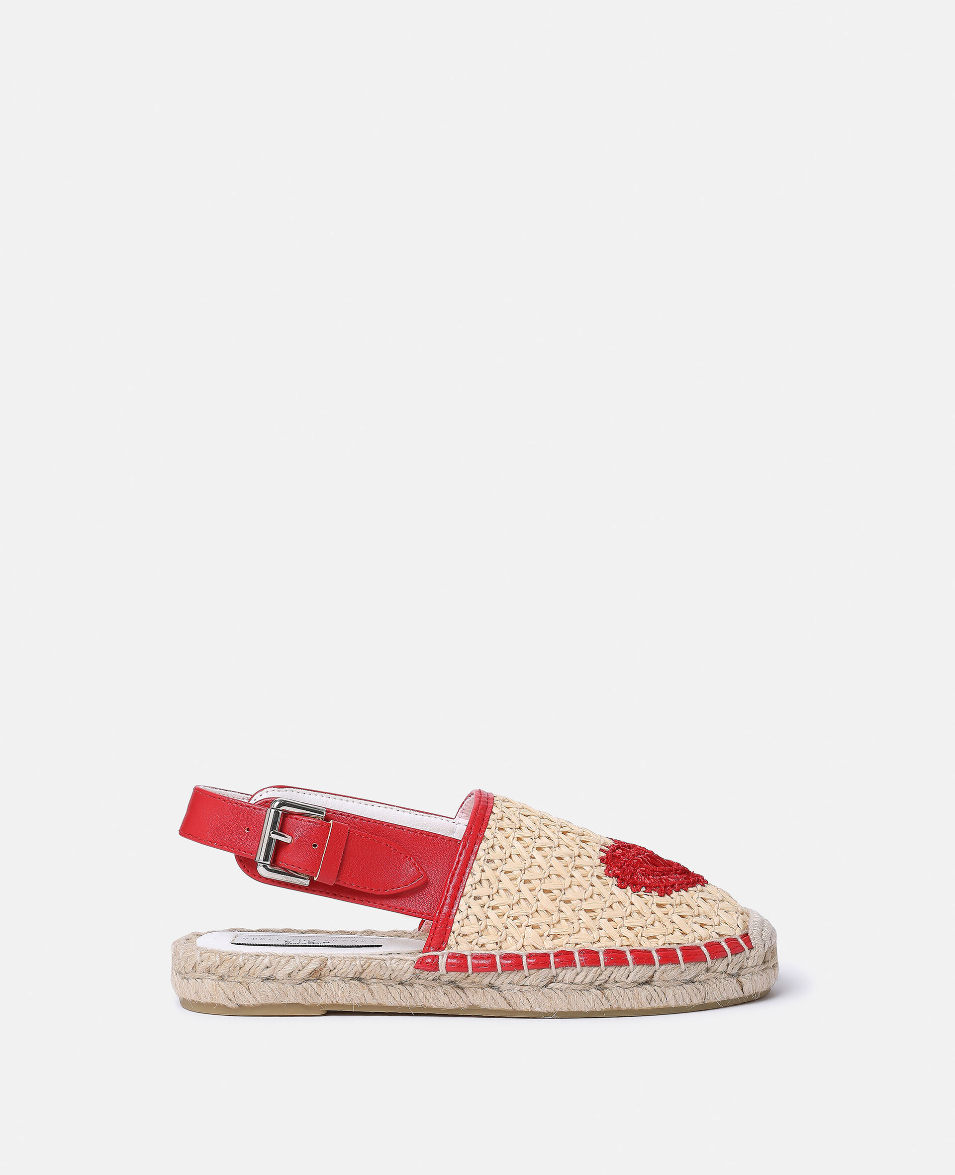 Heart Raffia Espadrilles-Beige-large image number 0