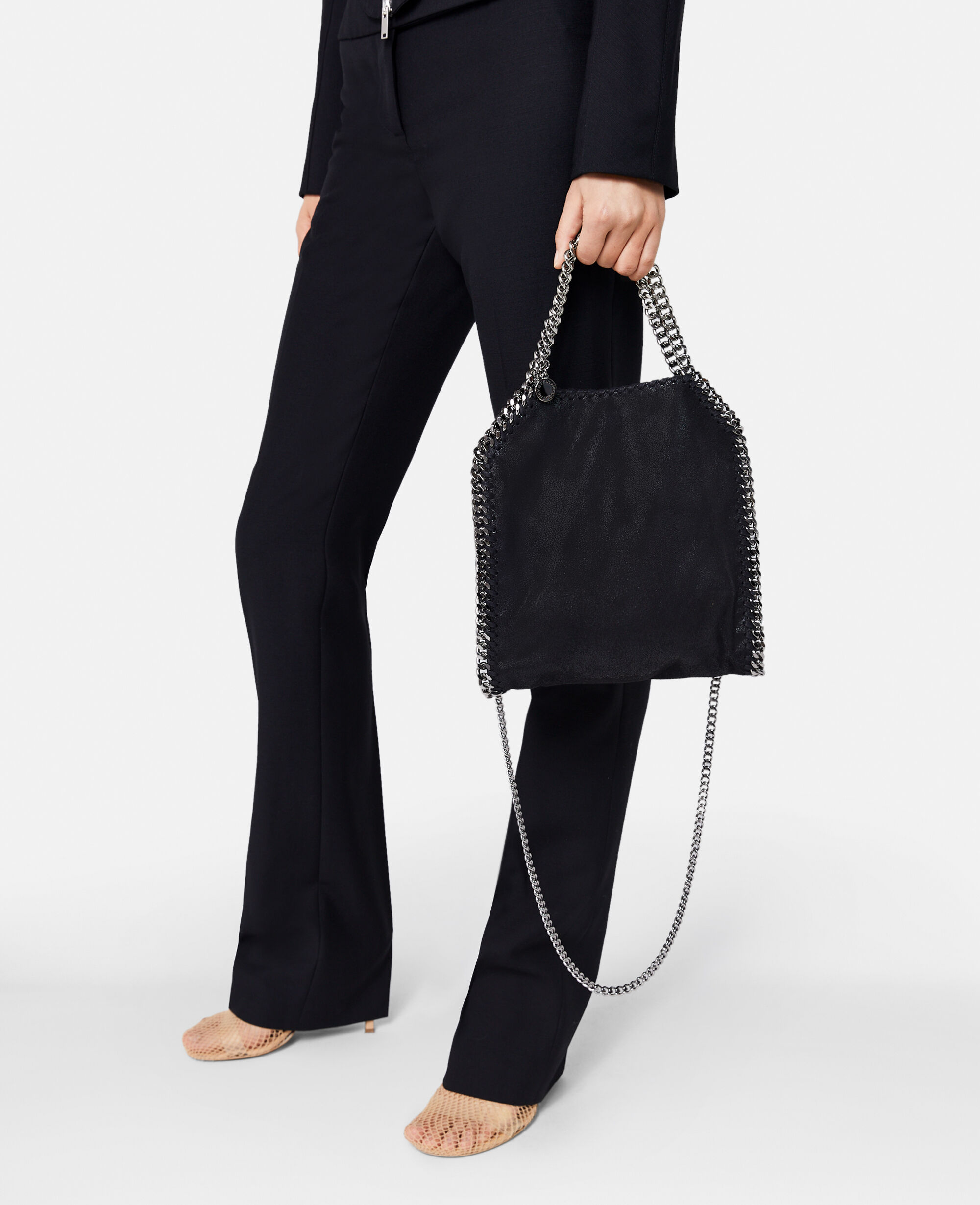 Stella McCartney Falabella Three Chain Tote Bag Natural Beige | eBay