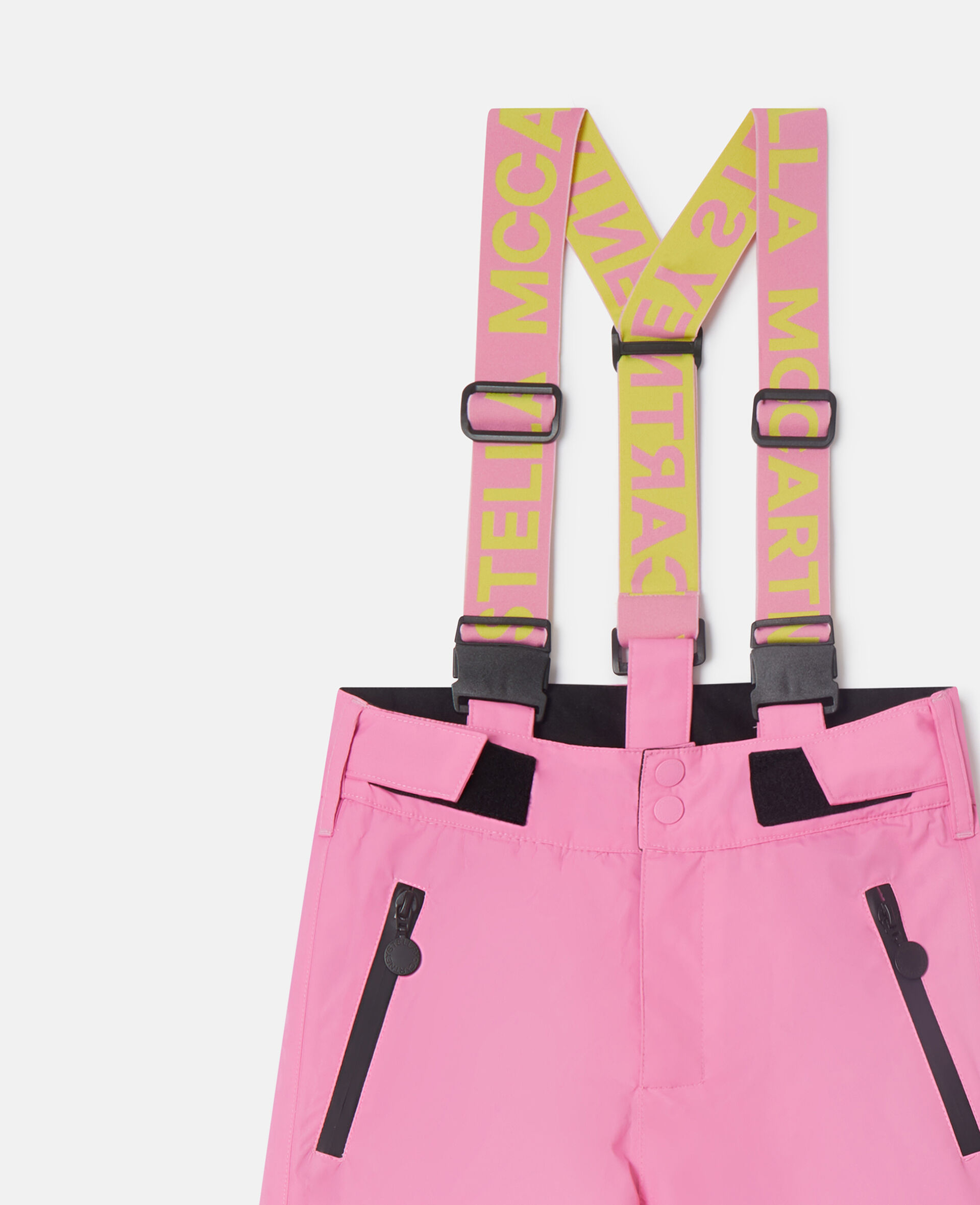 Salopette de ski avec imprime coeur-Rose-medium