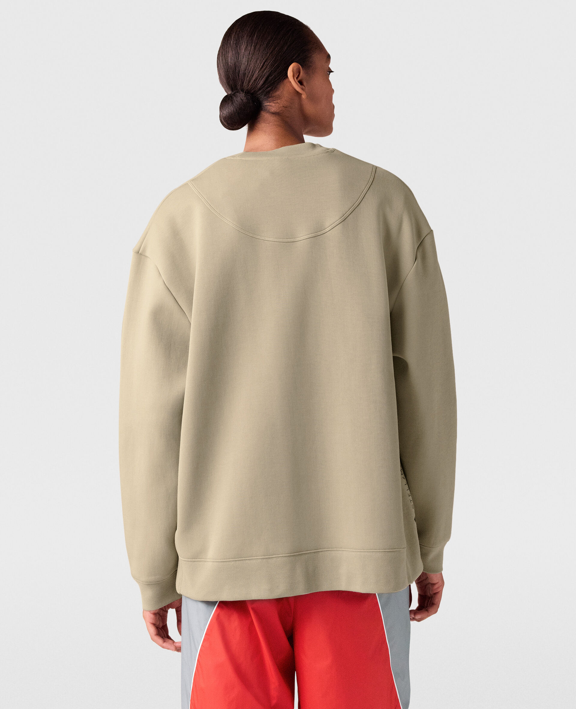 Felpa Oversize TrueLife-Beige-large image number 4