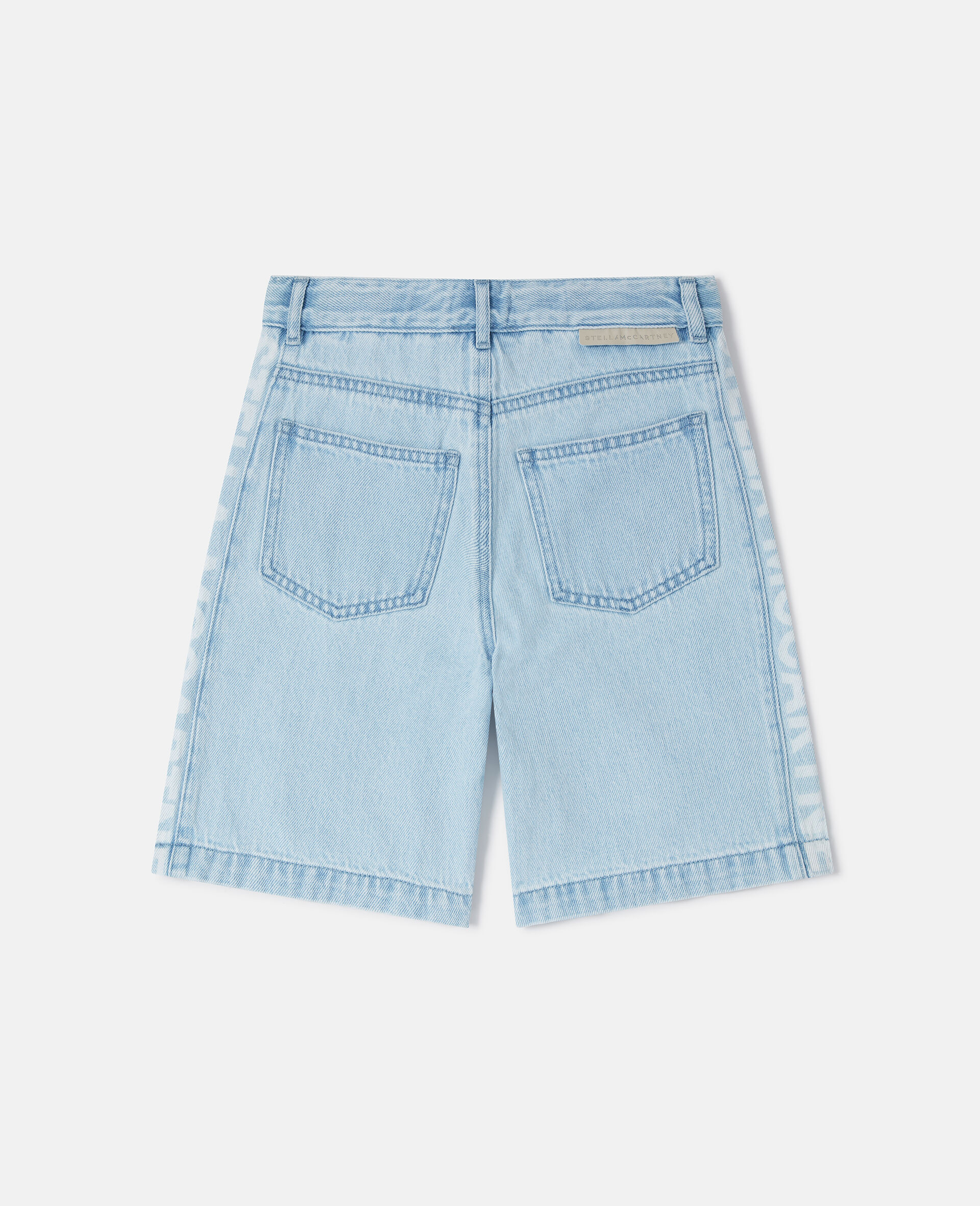Moniker Tape Shorts-Blue-large image number 2