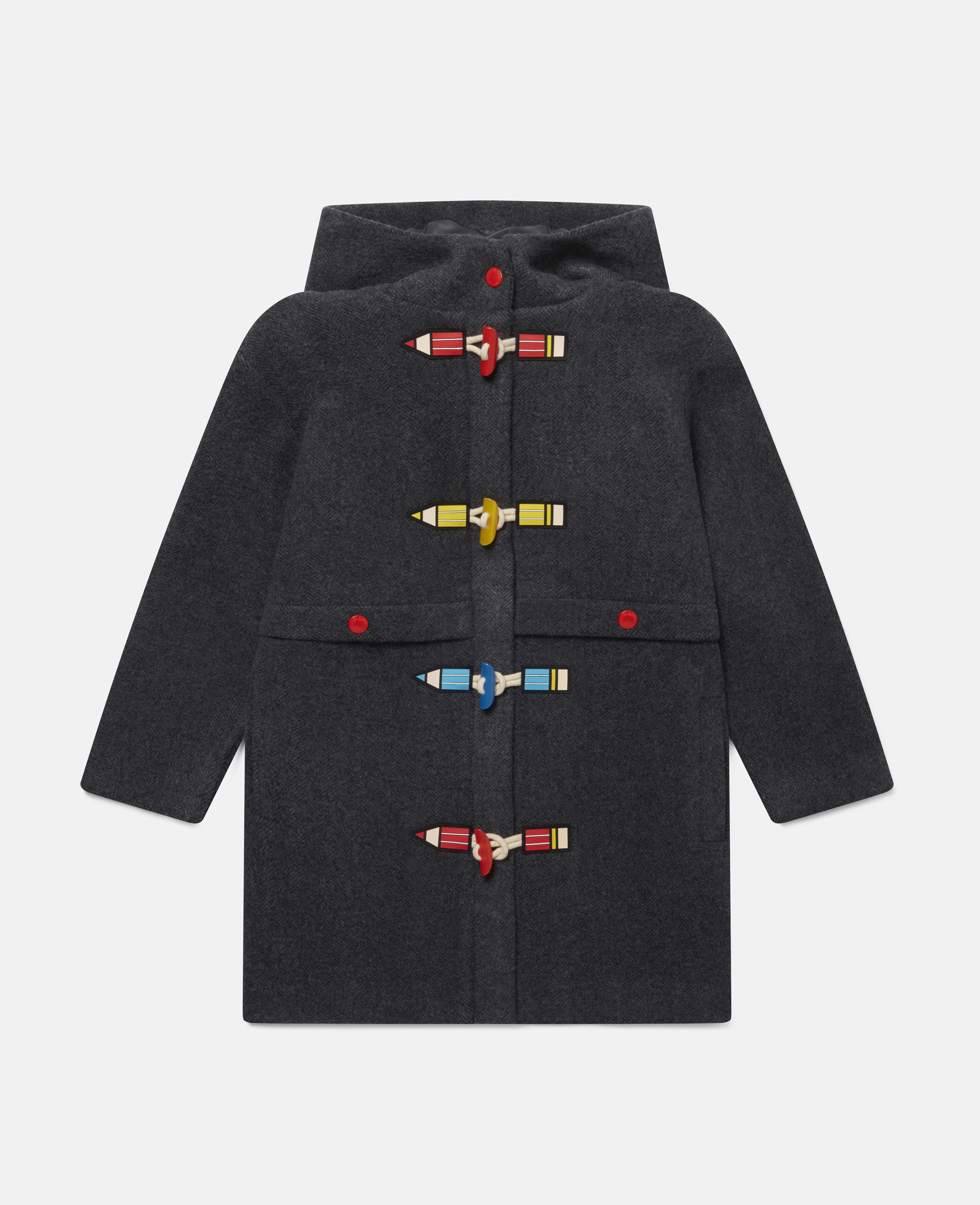 toggle wool coat