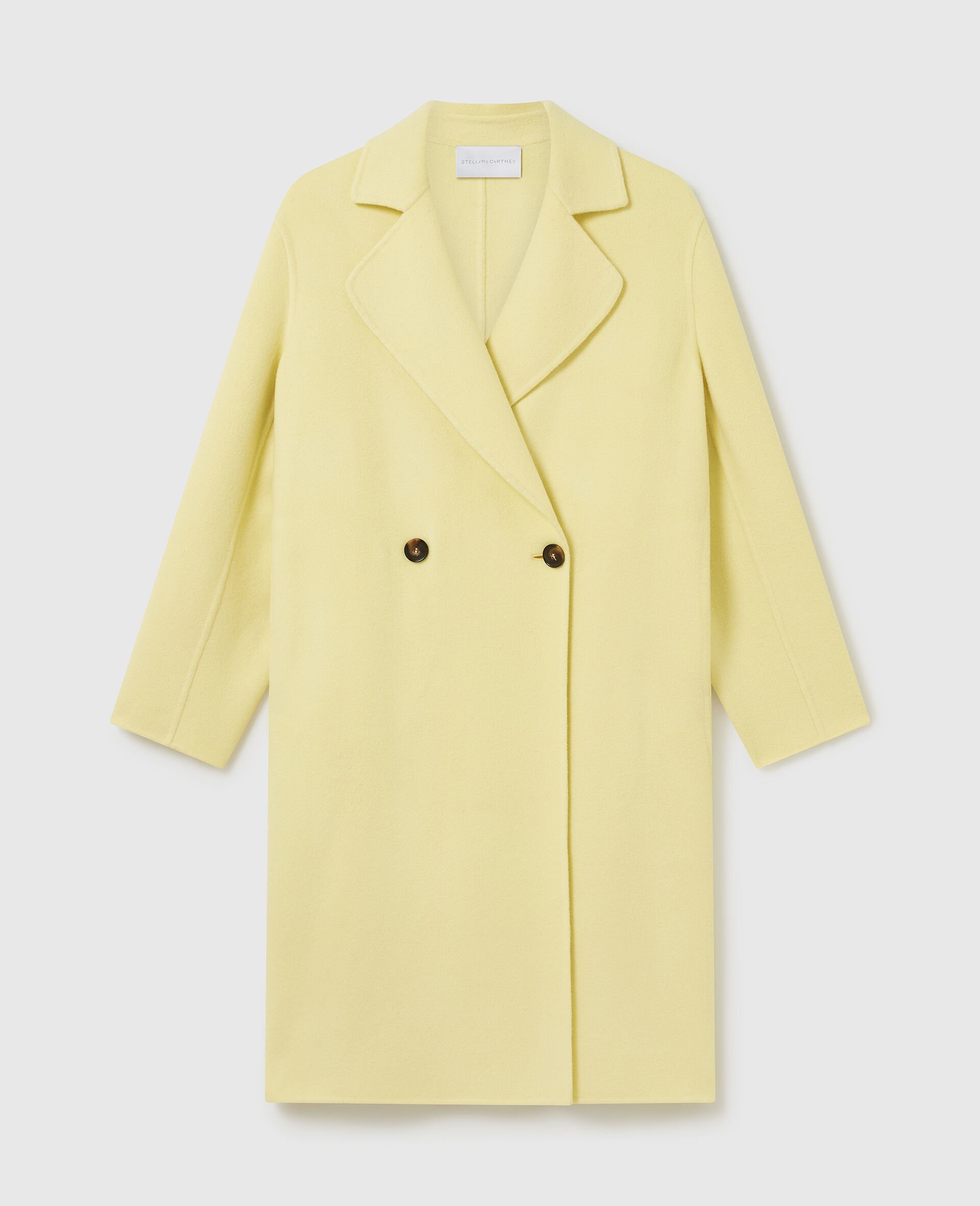 Giacca Caban Longilinea Doppiopetto-Giallo-medium