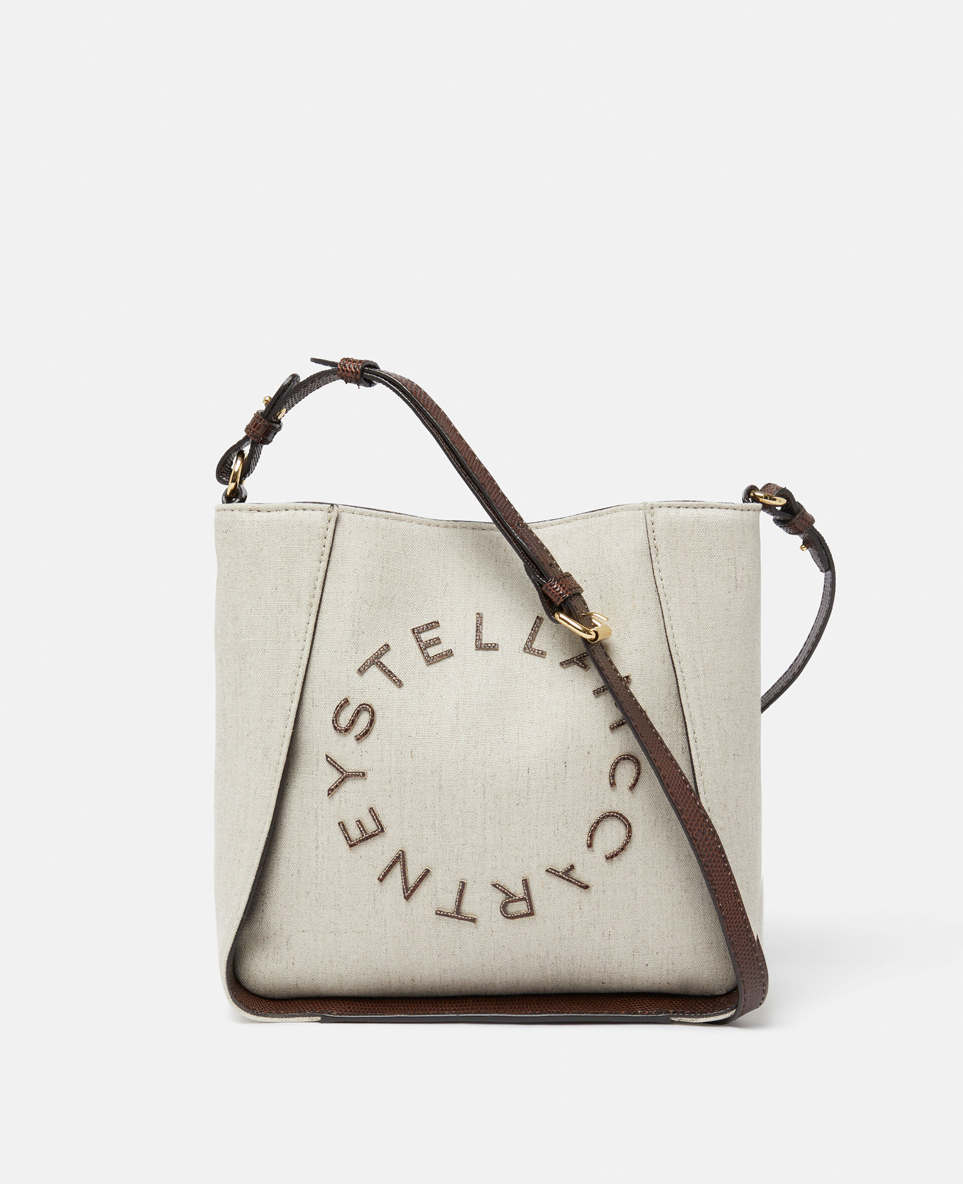 Logo Crossbody Bag-White-large image number 0