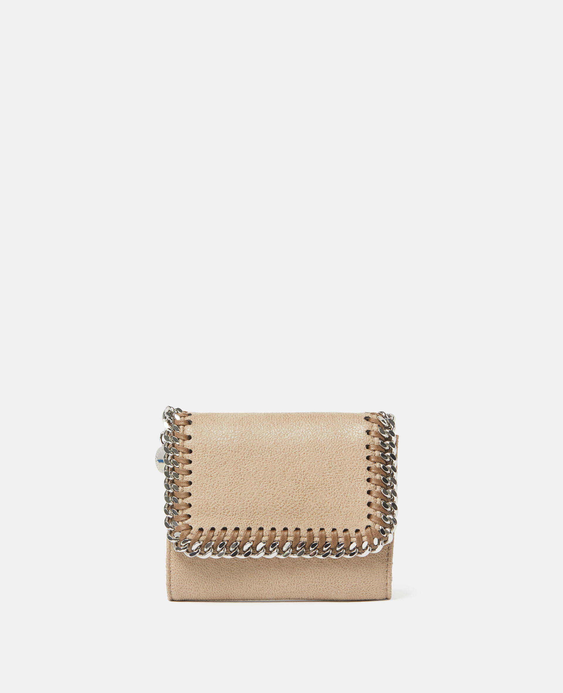 Falabella Small Flap Wallet-Beige-large image number 0