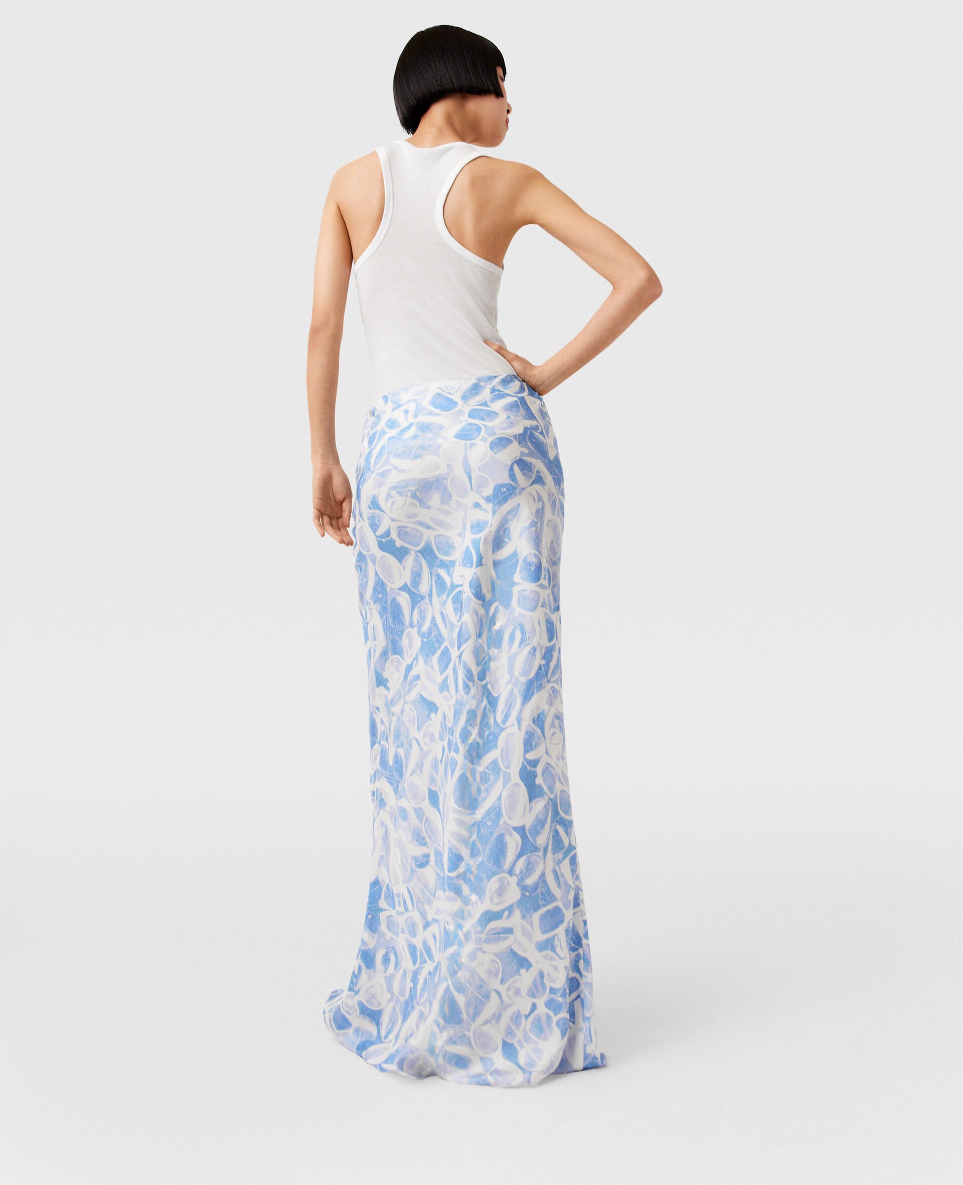 Sunglasses Print Maxi Skirt-Blue-large Sunglasses Print Maxi Skirt-Blue-large image number 4