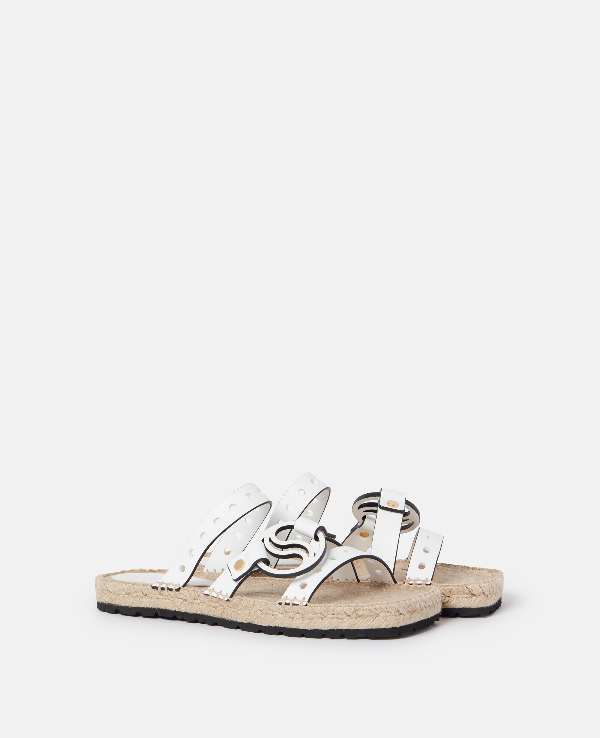サステナブル【Stella McCartney】ガイア S-Wave サンダル Women Stone Gaia S-Wave Sandals | Stella McCartney US