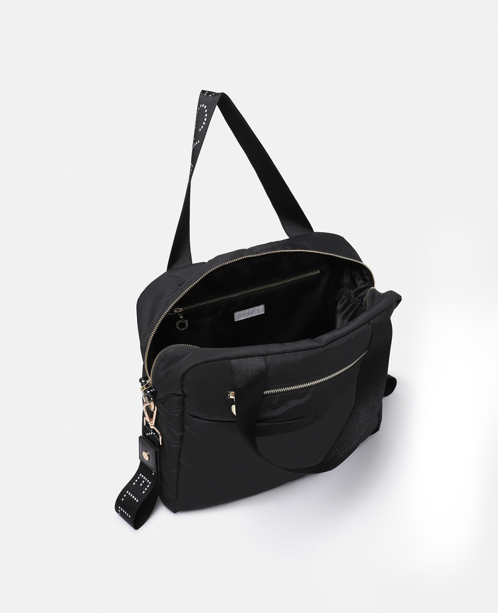 Kids ブラック ロゴテープ マザーズ トートバッグ | Stella McCartney JP