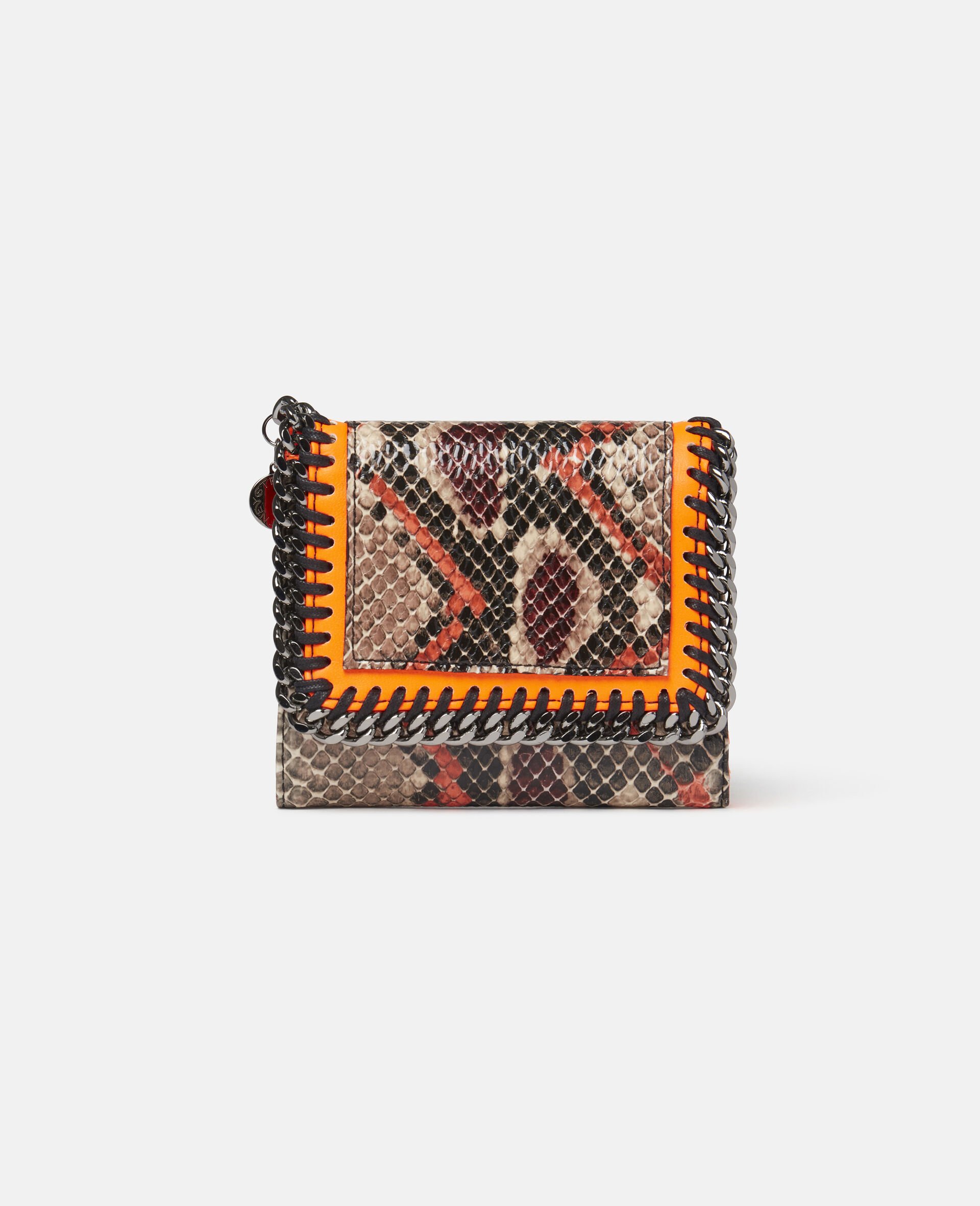 Falabella Small Flap Wallet-Orange-large image number 0