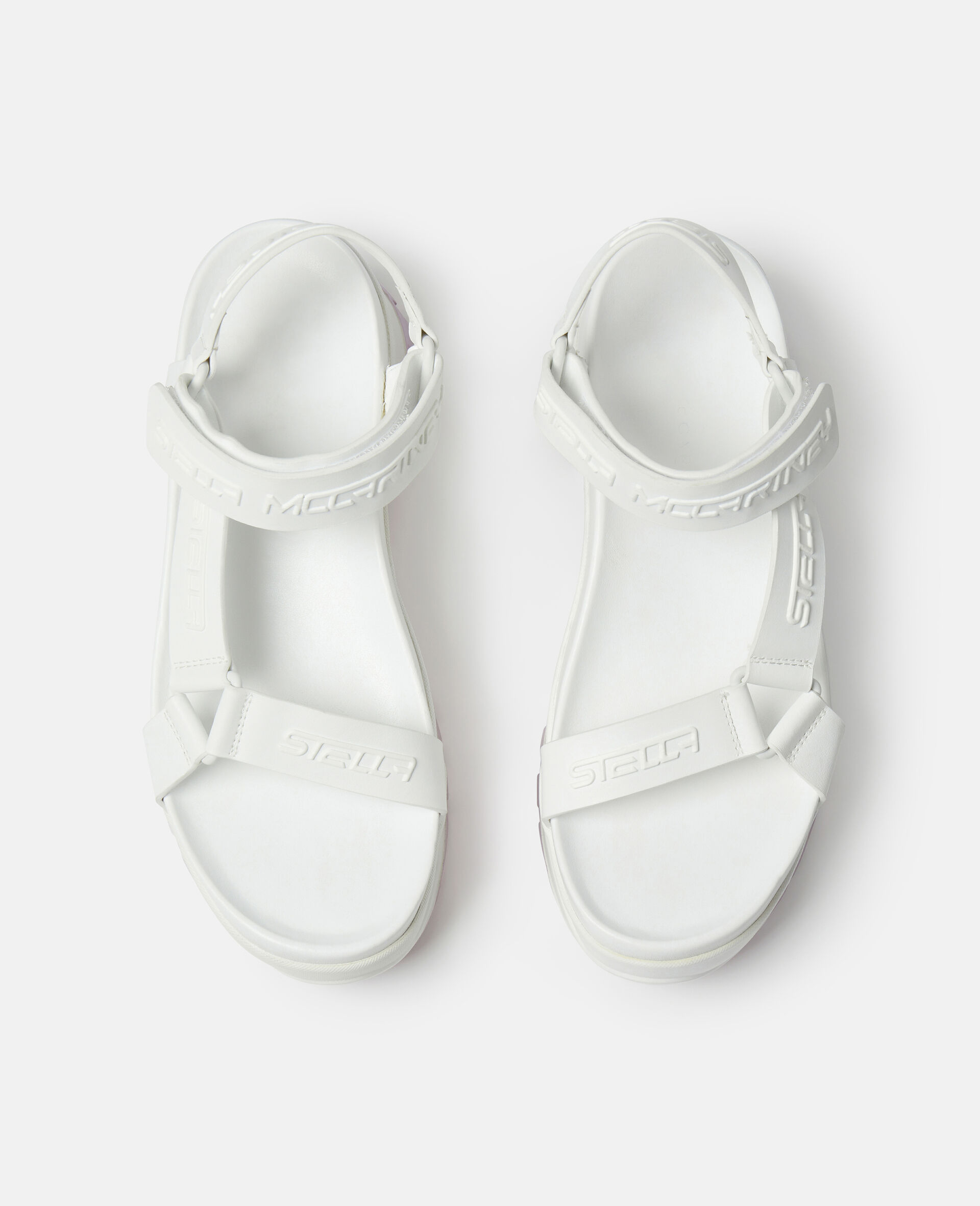 Trace Strap Sandals-White-large image number 3