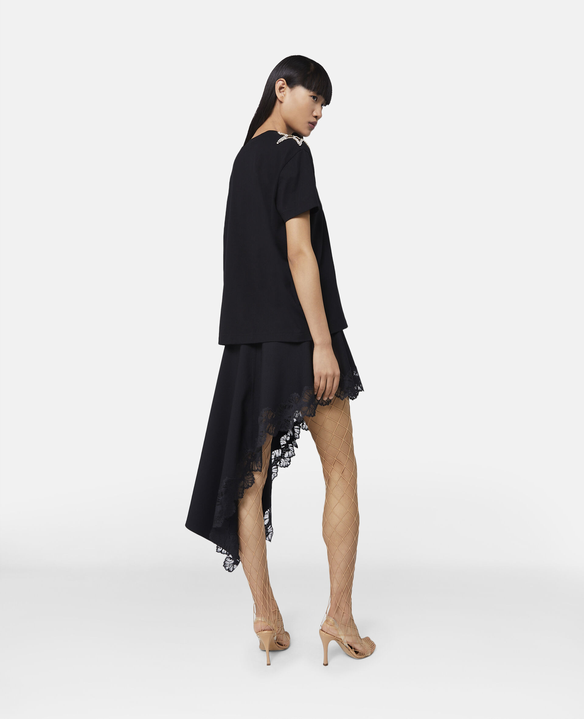 水钻星星T恤-黑色-large image number 2