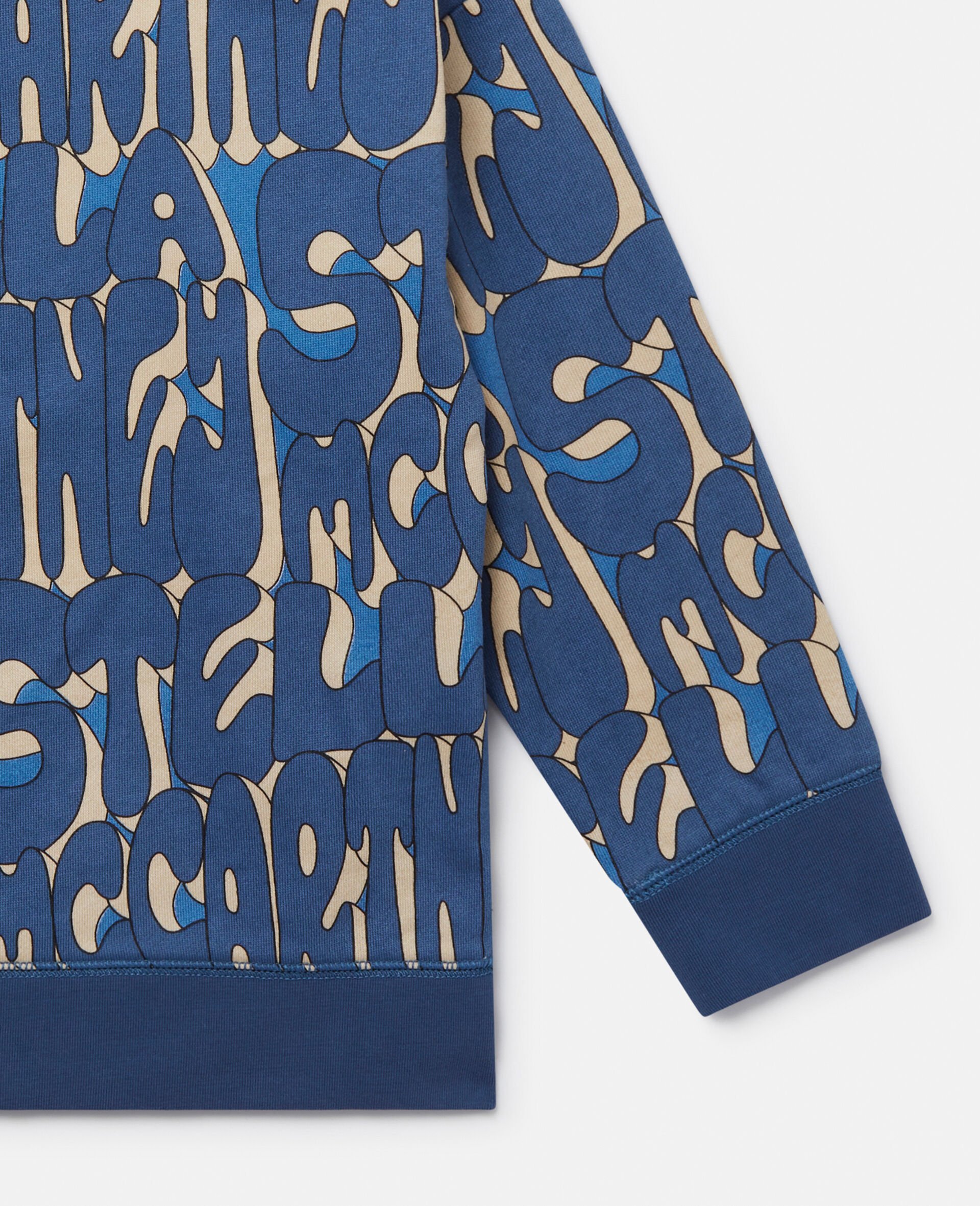 Stella Print Sweatshirt-Blue-large Stella Print Sweatshirt-Blue-large image number 3