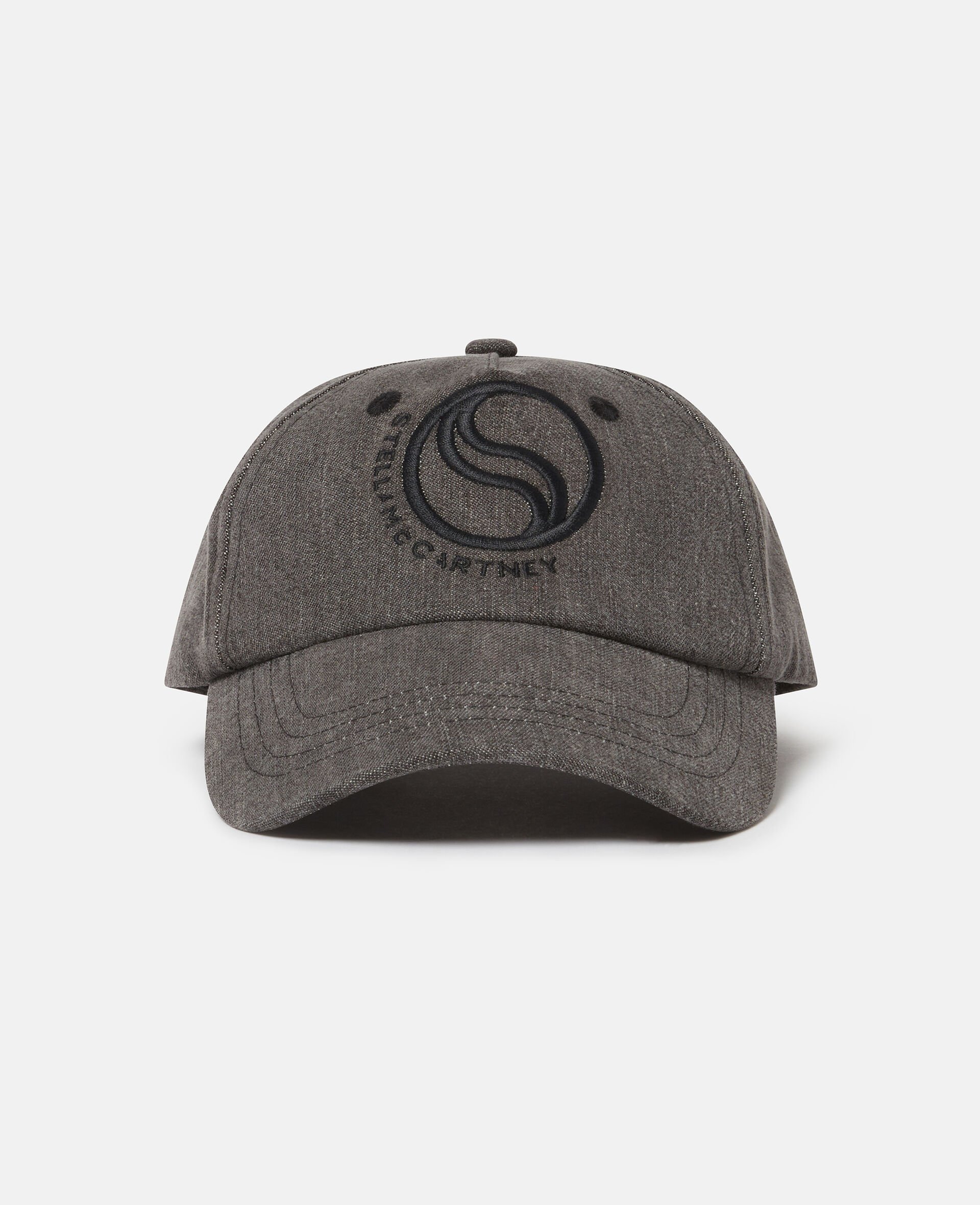 S-Wave Logo Baseball Cap-Black-medium