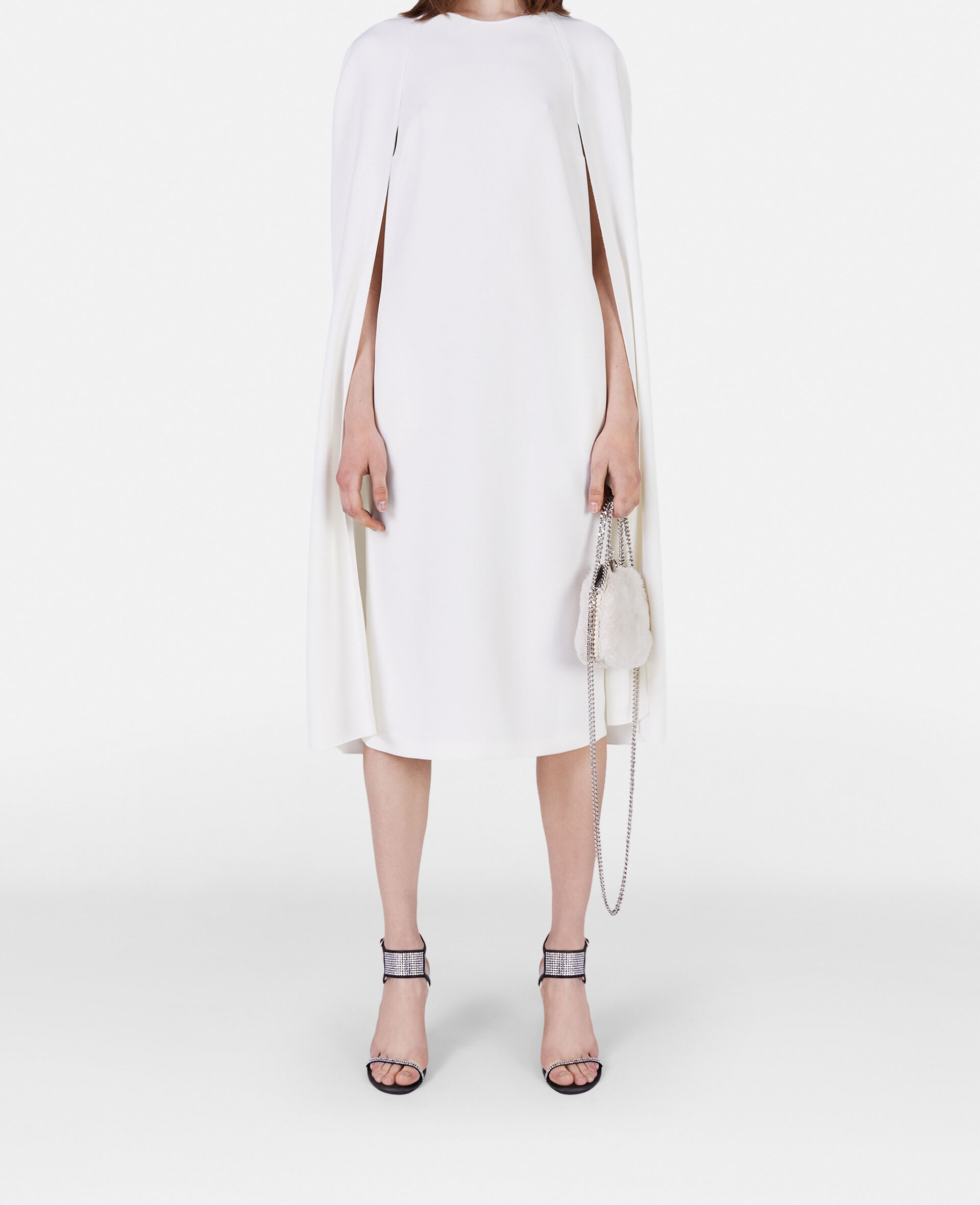 Robe cape-Blanc-model Robe cape-Blanc-model