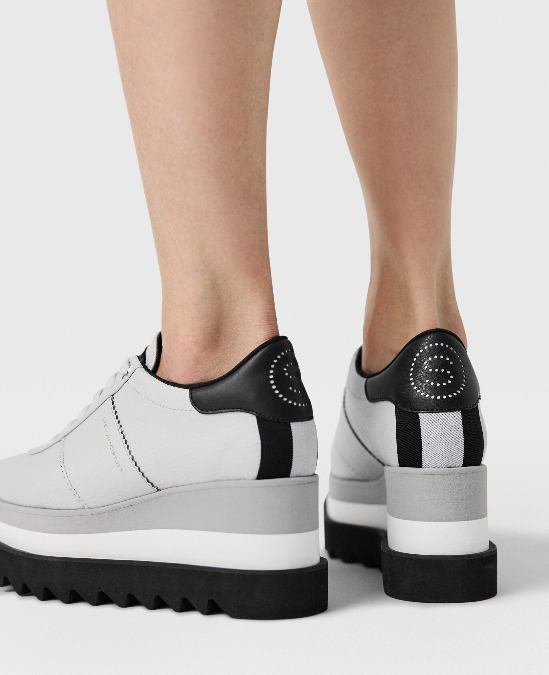 Sneakelyse Platform Trainers-Grey-medium