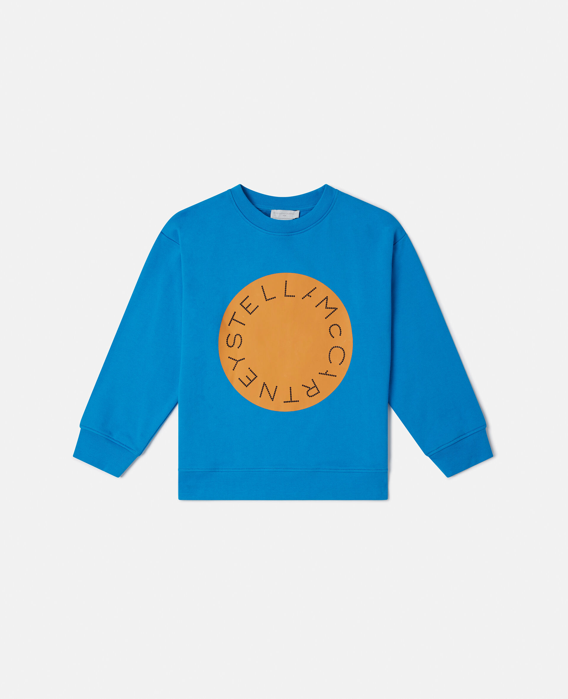 Logo Graphic Sweatshirt-Blue-large image number 0