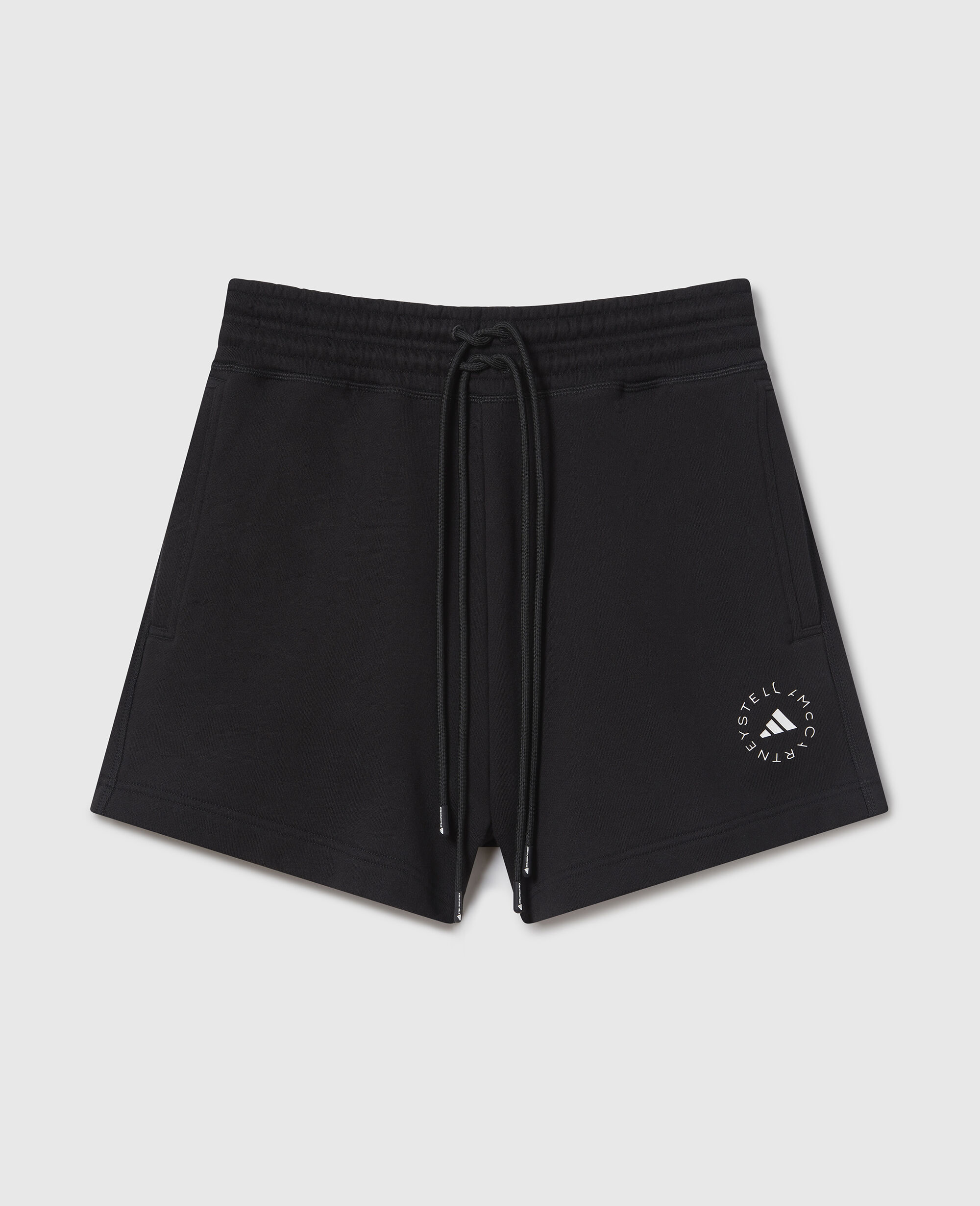 Women Black Logo Shorts | Stella McCartney US Women Black Logo Shorts | Stella McCartney US