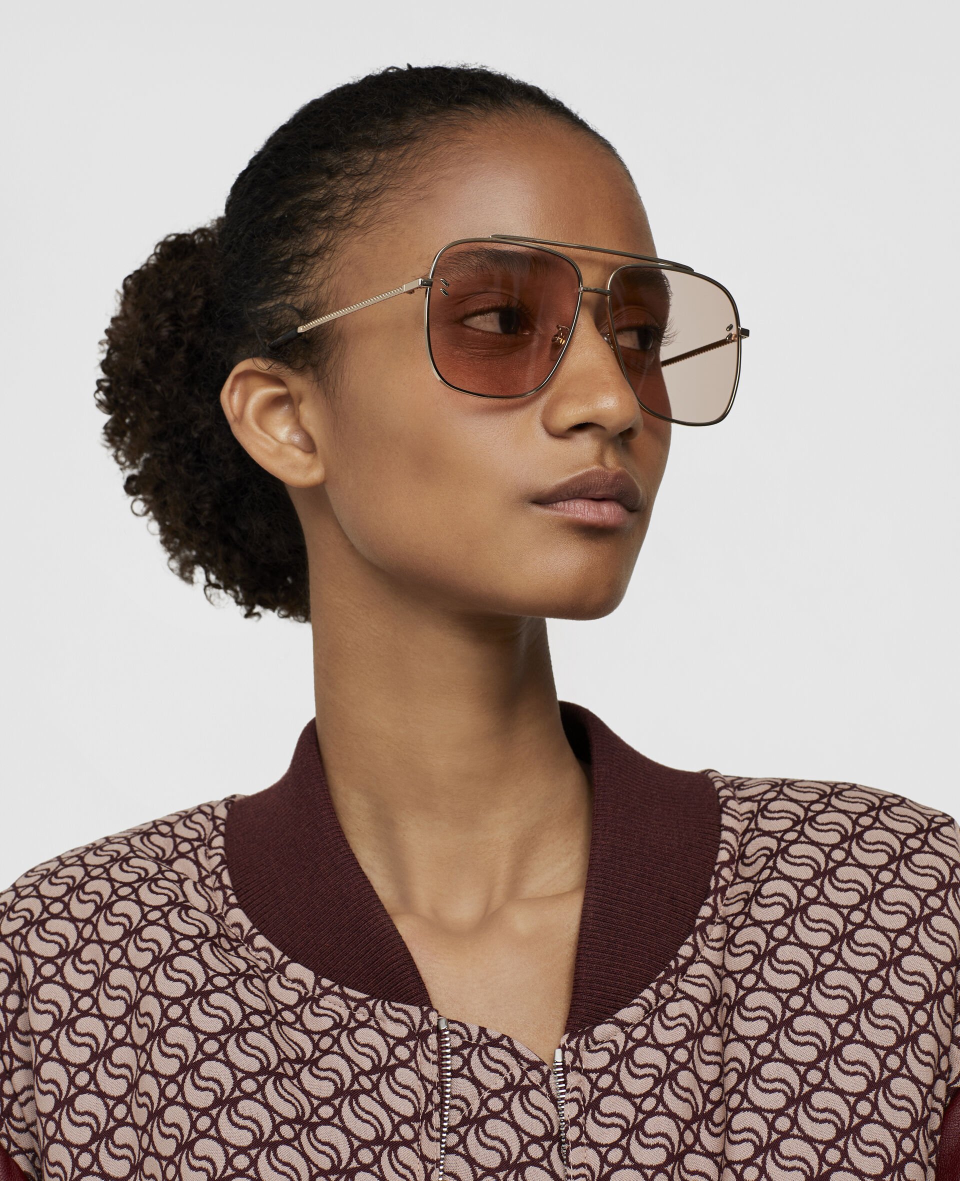 Falabella Square Sunglasses-Grey-large Falabella Square Sunglasses-Grey-large image number 1