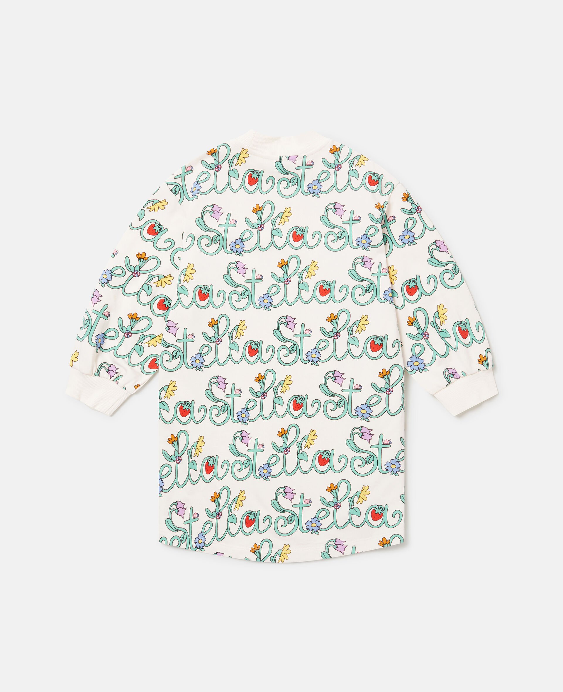 Stella Vine Print Sweatshirt Dress-Multicolour-large image number 2