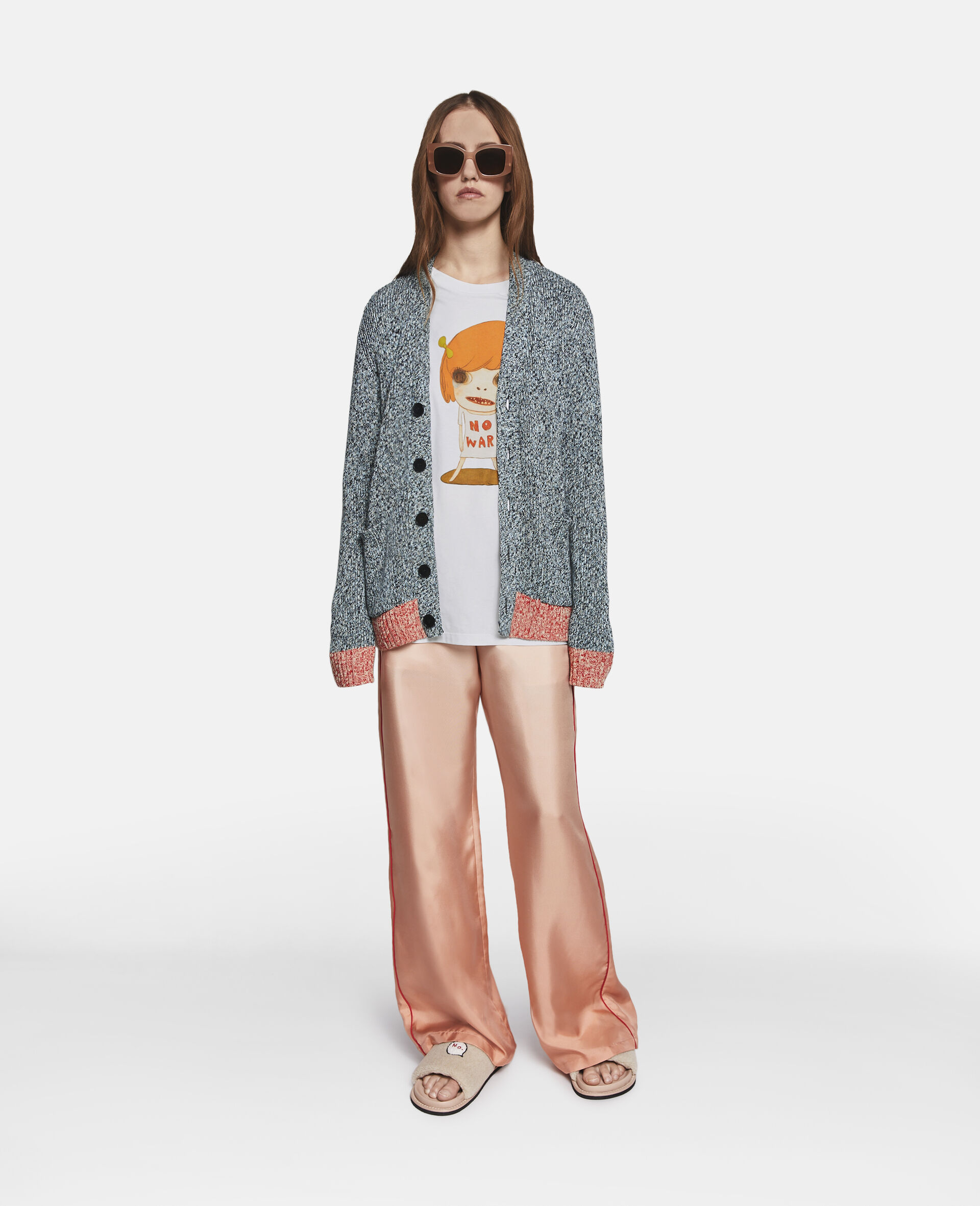 Don't Waste Another Day Cardigan-Blue-large image number 2