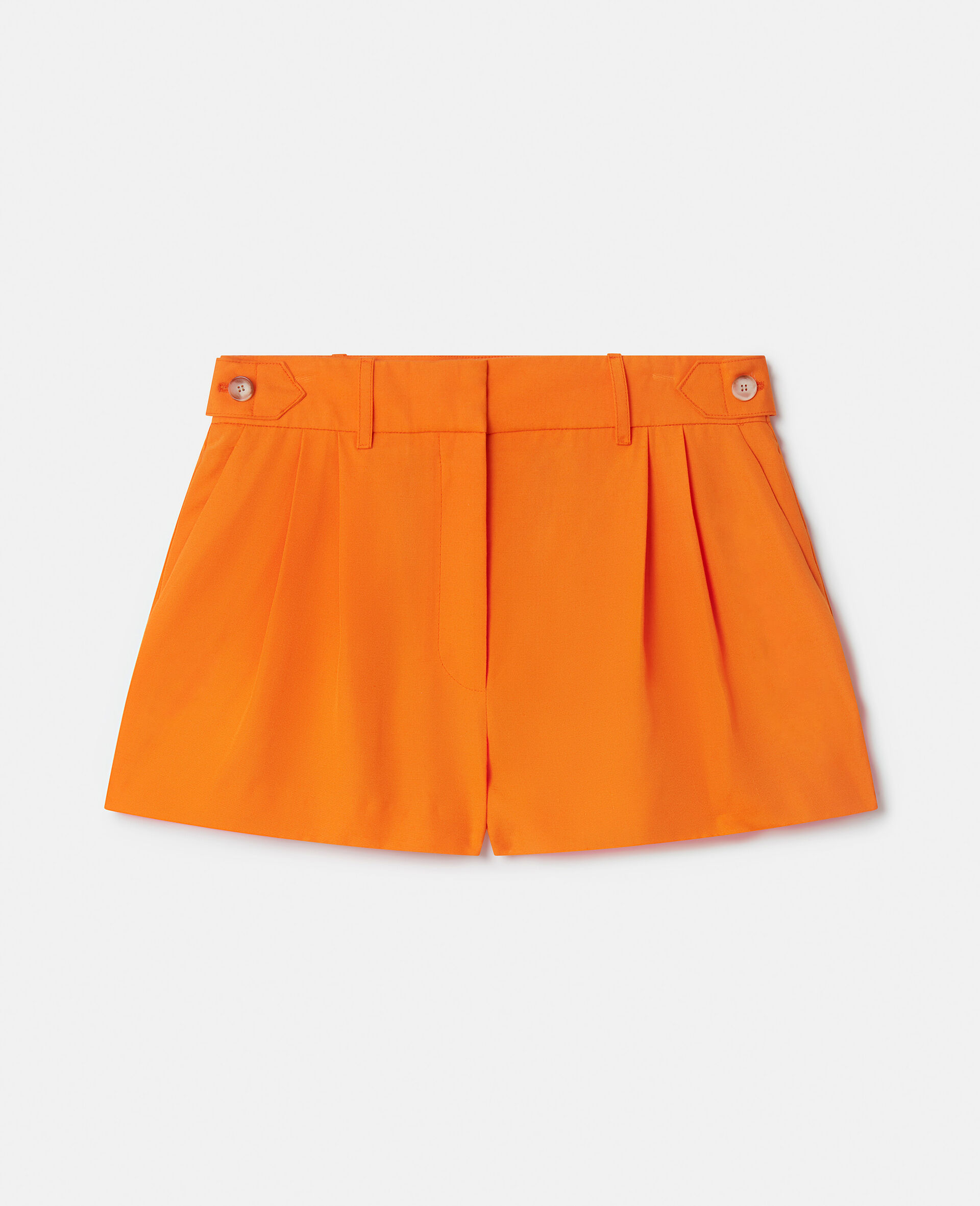 Tailored Shorts-Orange-medium
