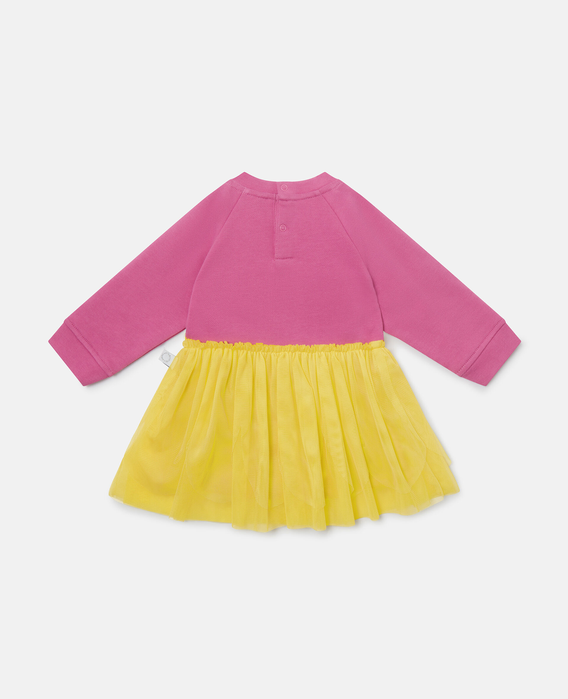 Jelly Graphic Tulle Dress-Pink-large image number 2