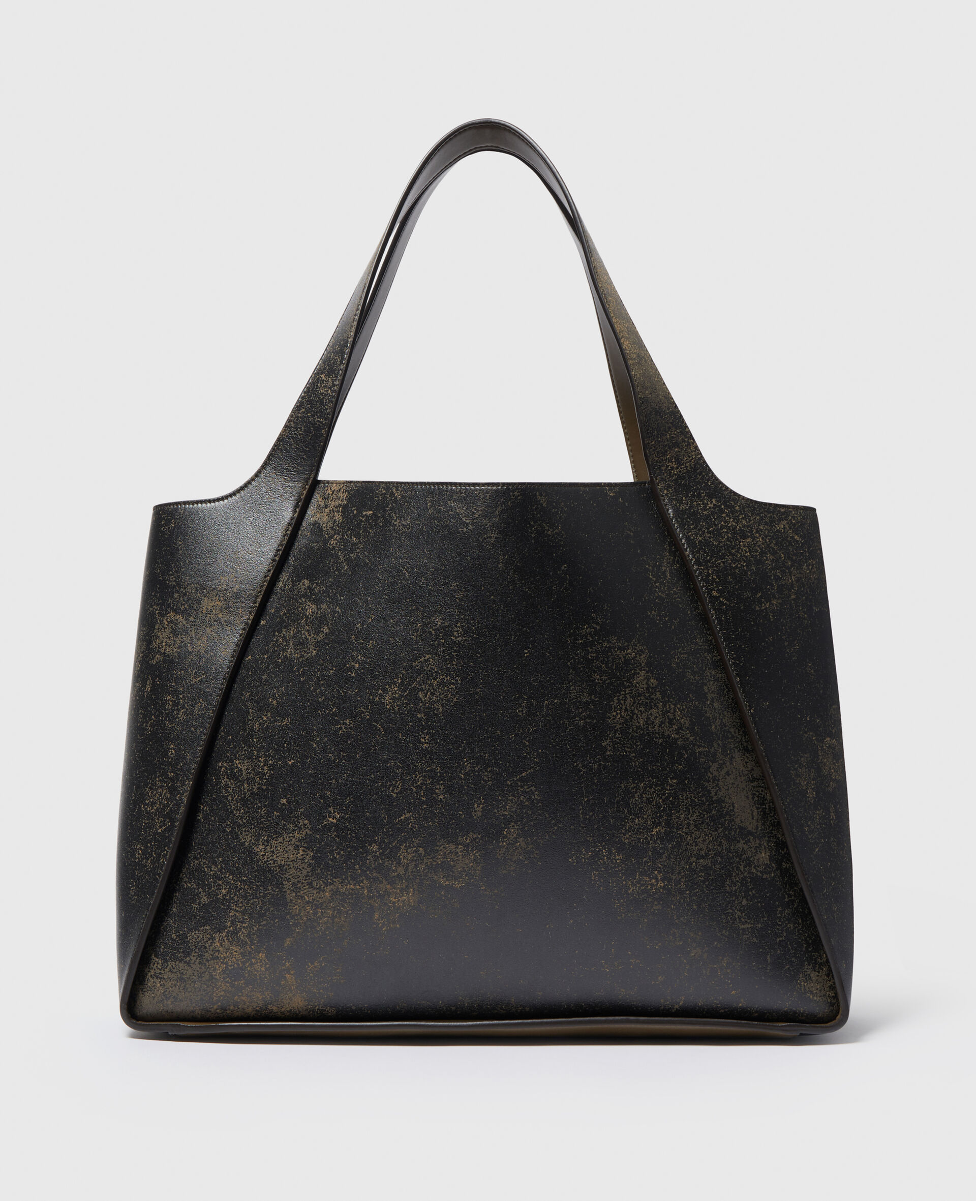 Logo Large Aged Tote Bag-Brown-large image number 2