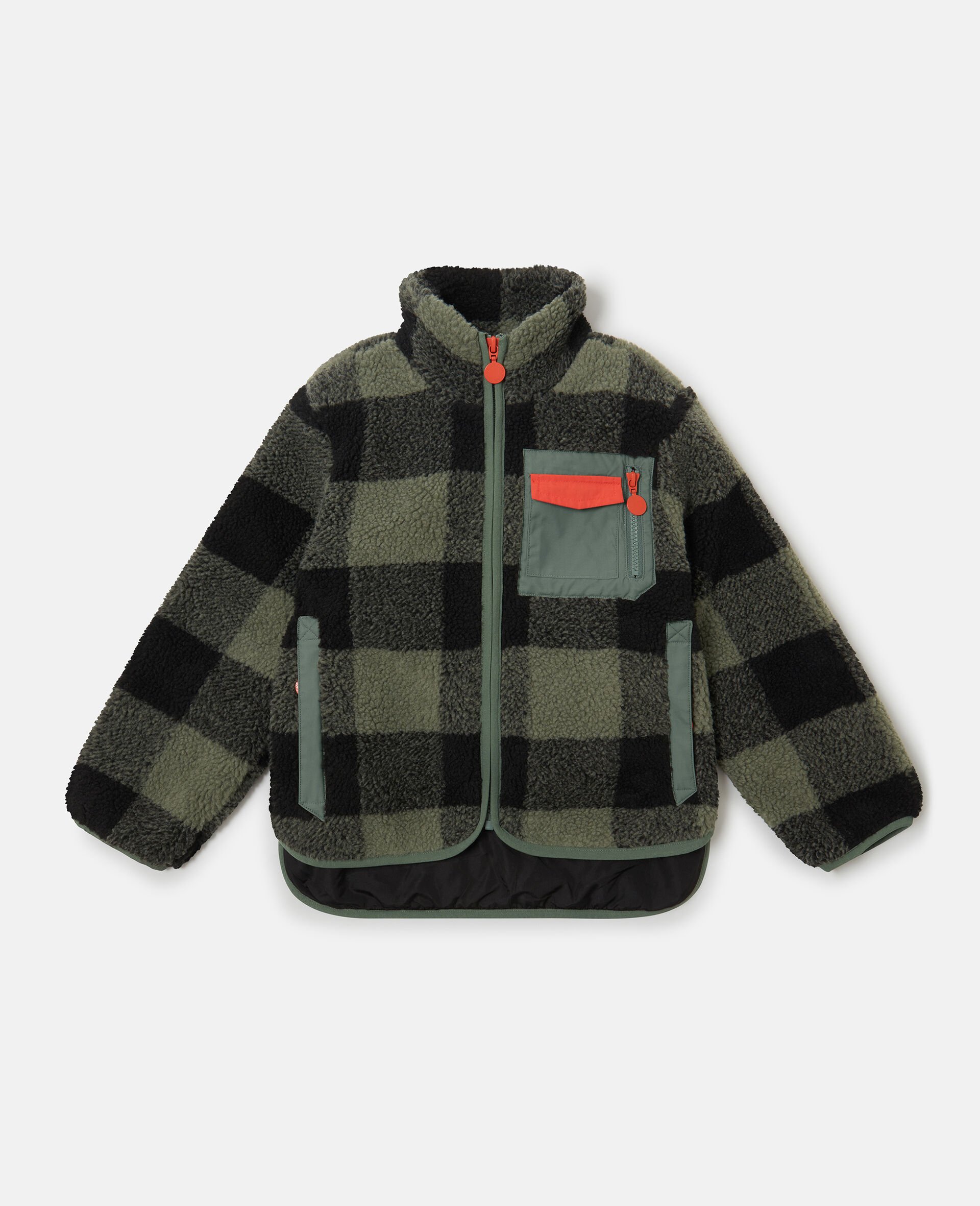 Check Print Fleece-Green-large image number 0