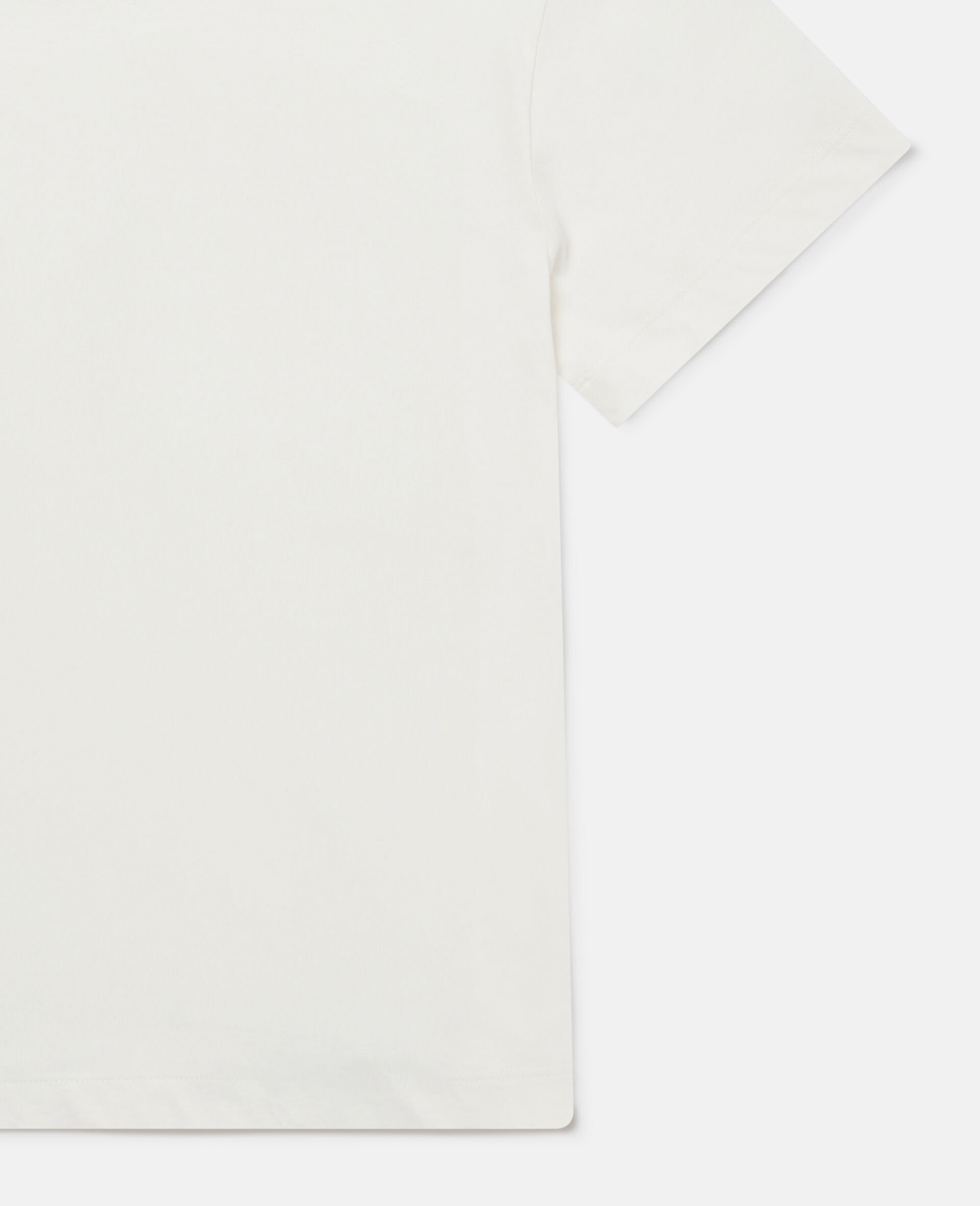 Cat Graphic T-Shirt-Cream-large image number 3