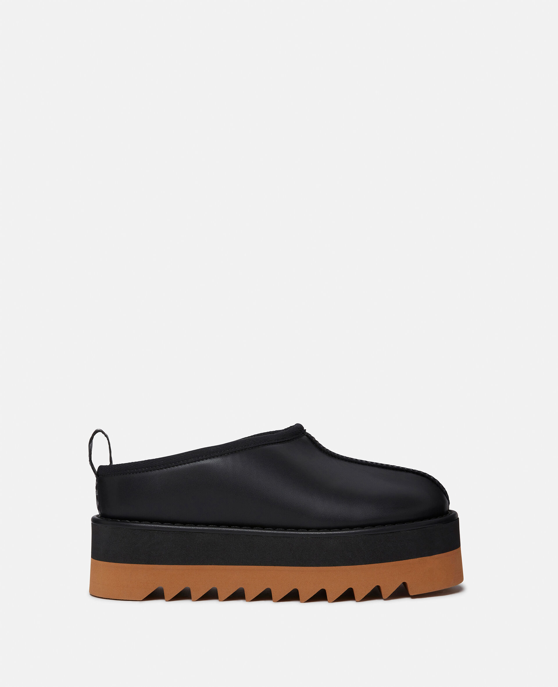 Sneak-Elyse Platform Slippers -Black-large image number 0