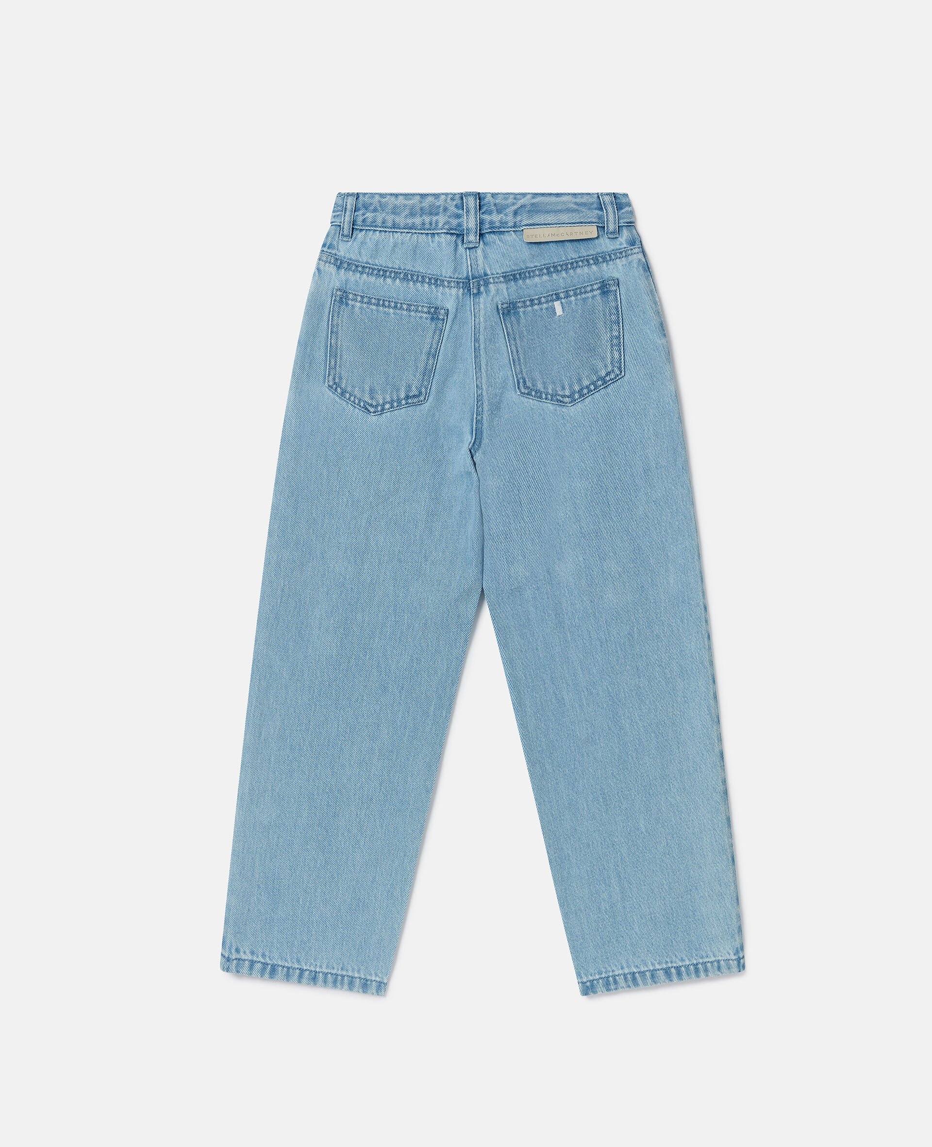 Jewel Embroidered Denim Jeans-Blue-large Jewel Embroidered Denim Jeans-Blue-large image number 2