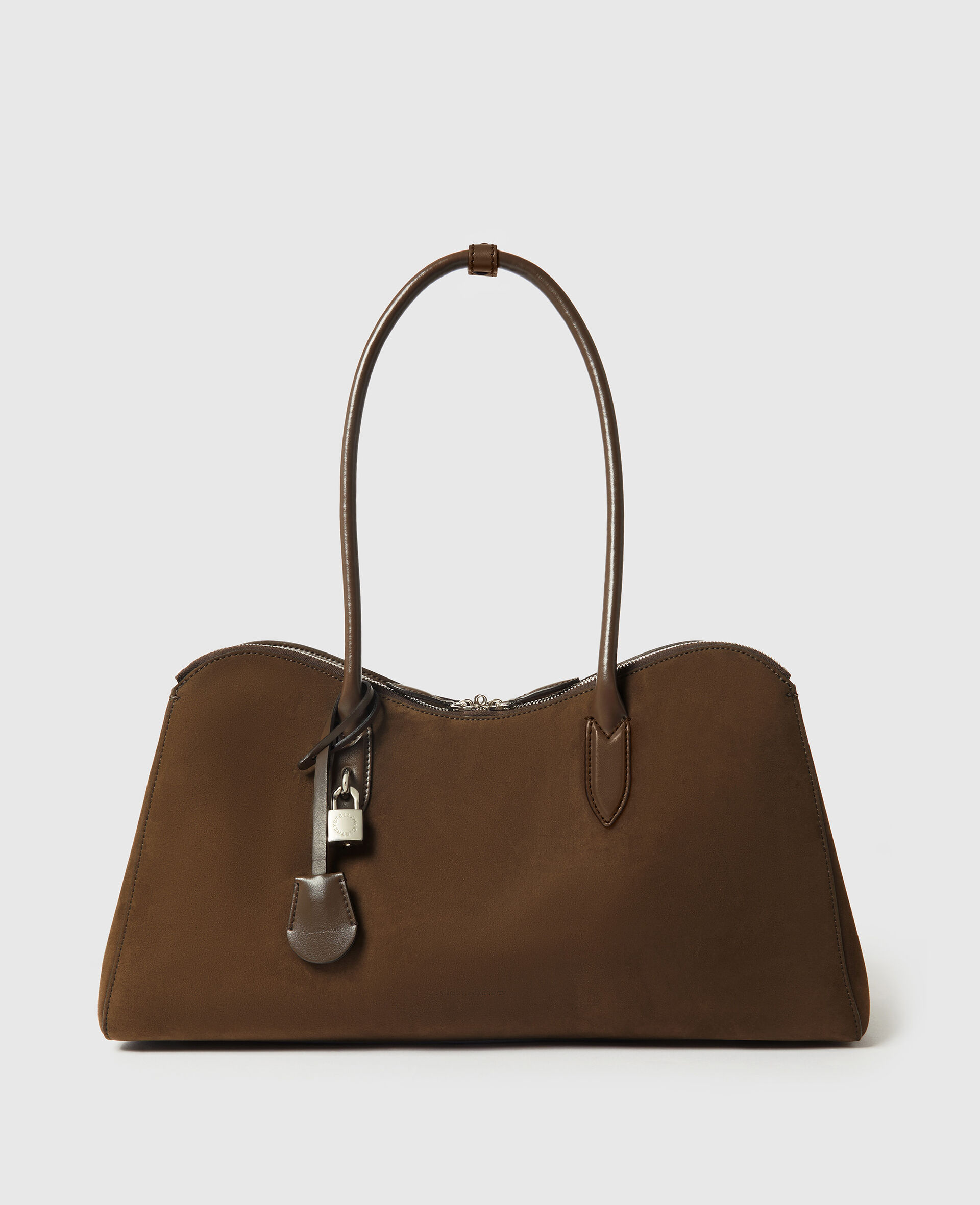 Ryder Suede Tote Bag-Brown-medium