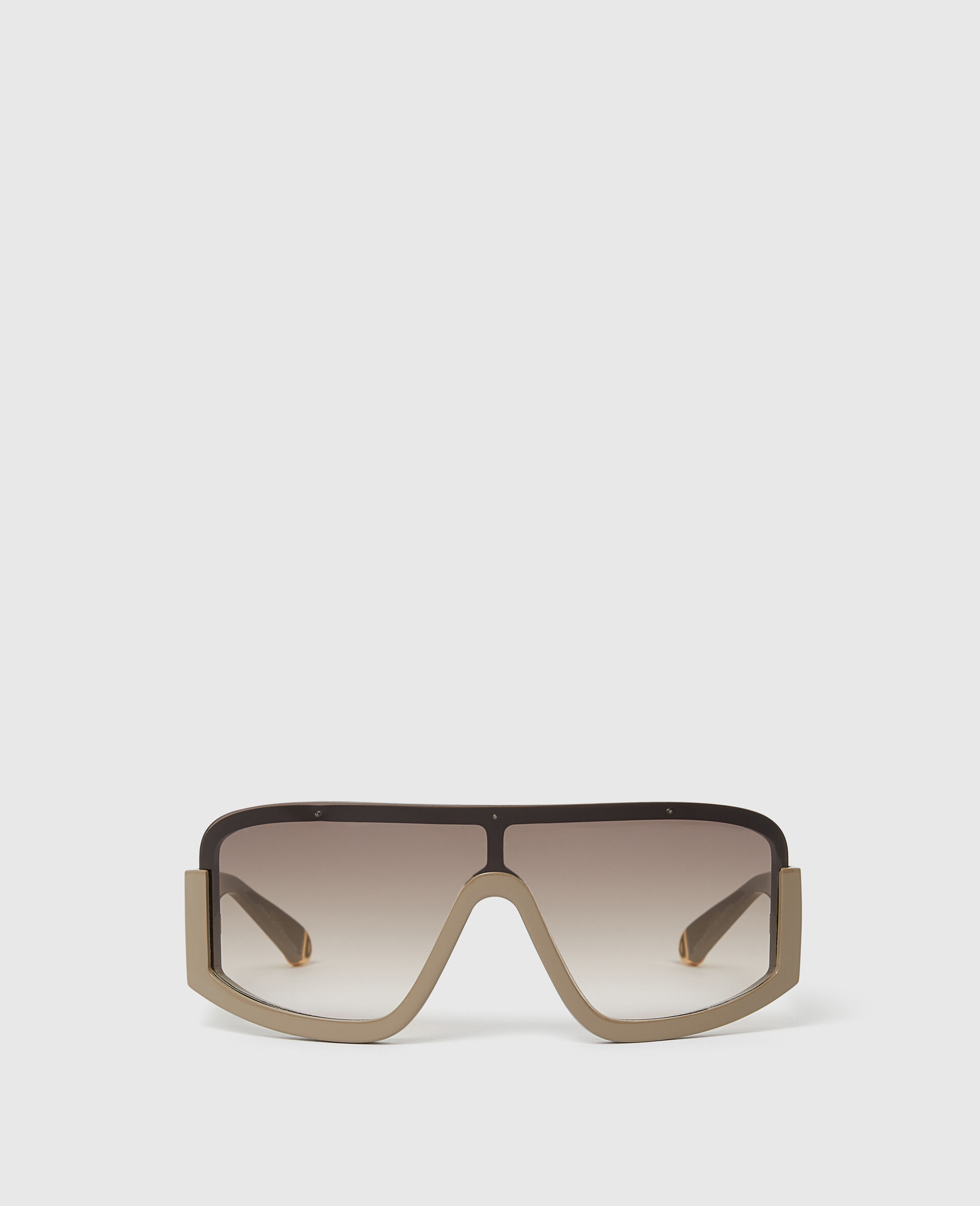 Chunky Straight-Edge Sunglasses-Black-large image number 0