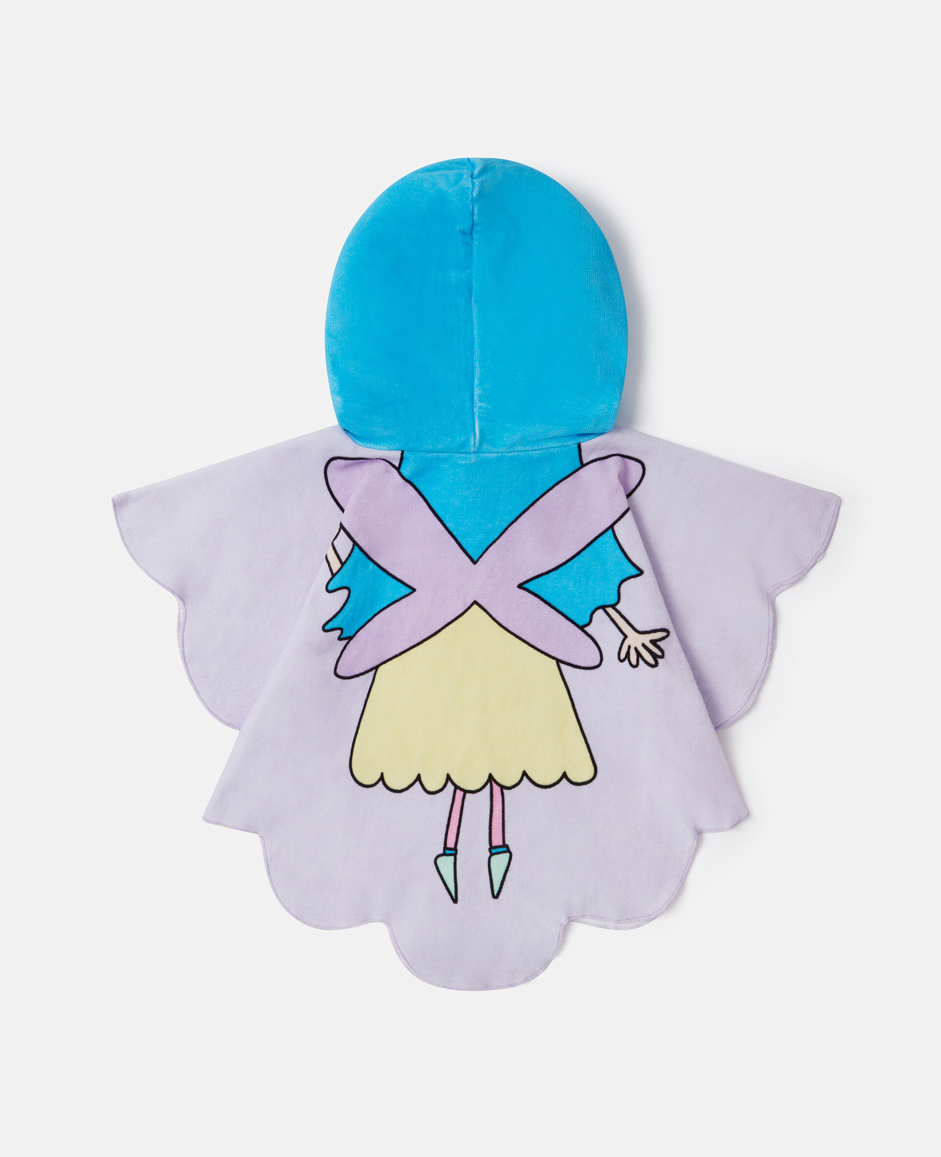 Fairy Graphic Towel Dress-Purple-large image number 2