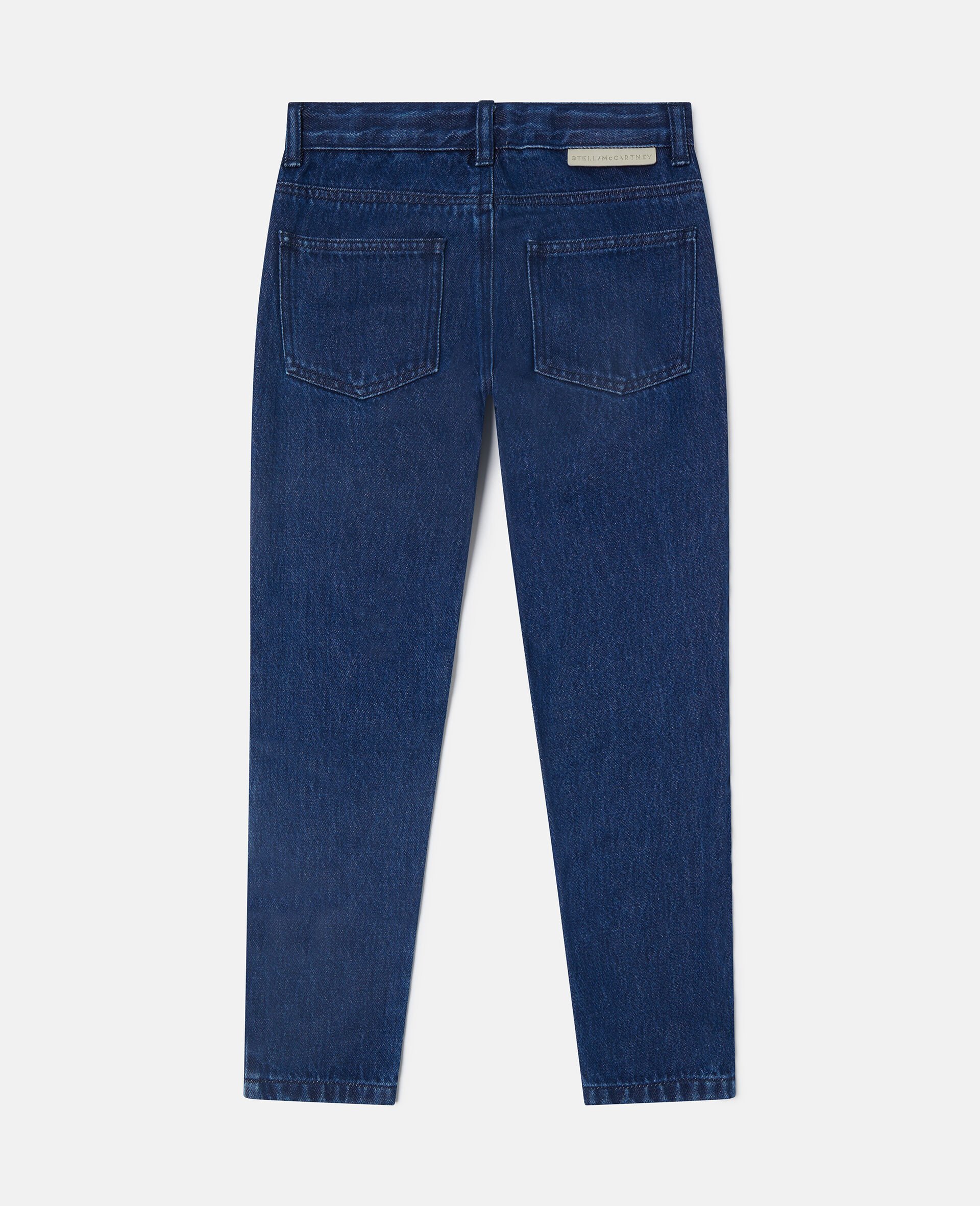Monster Graphic Straight-Leg Jeans-Blue-large image number 2
