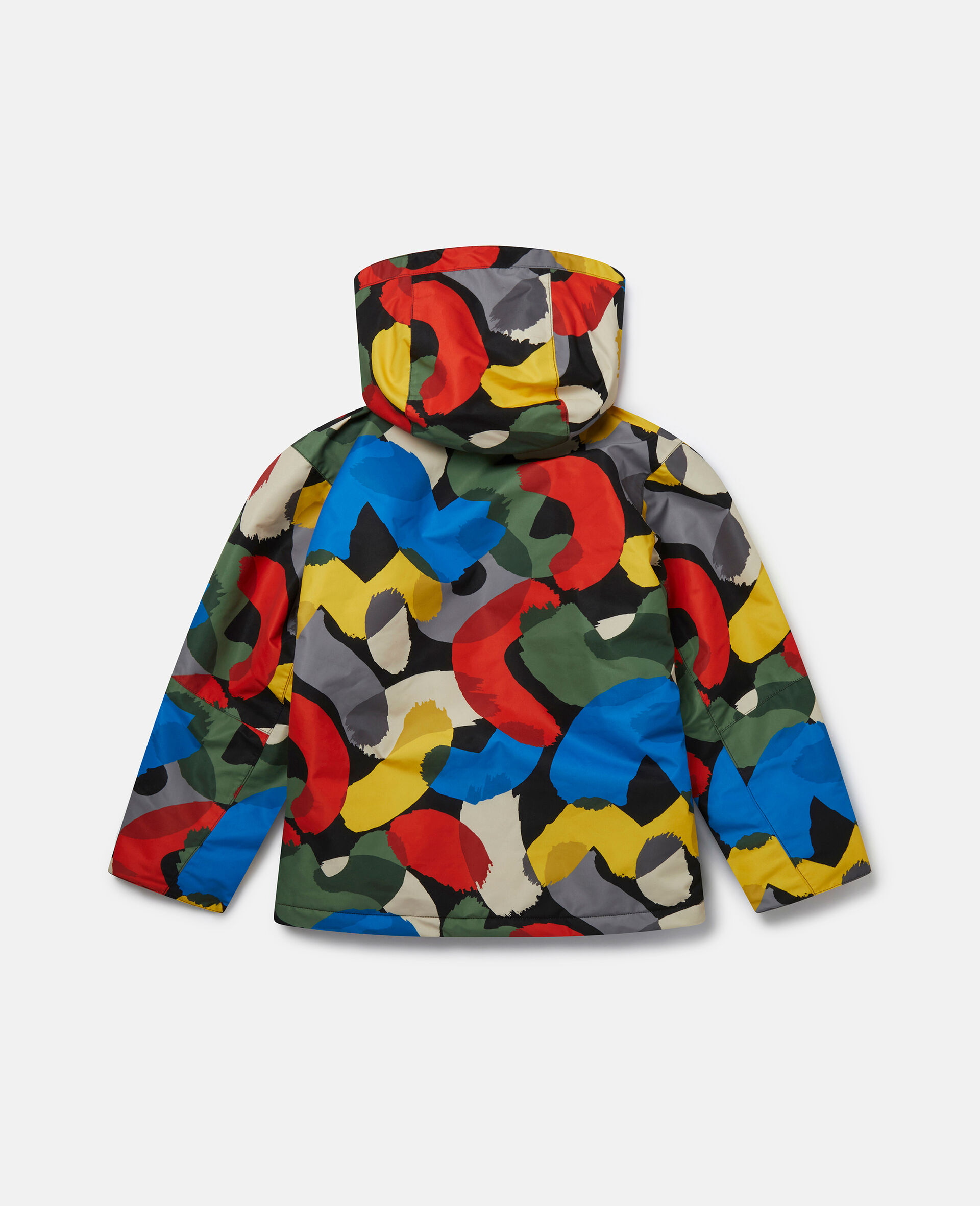 Colour Pop Smudge Print Hooded Jacket-Multicolour-large Colour Pop Smudge Print Hooded Jacket-Multicolour-large image number 2