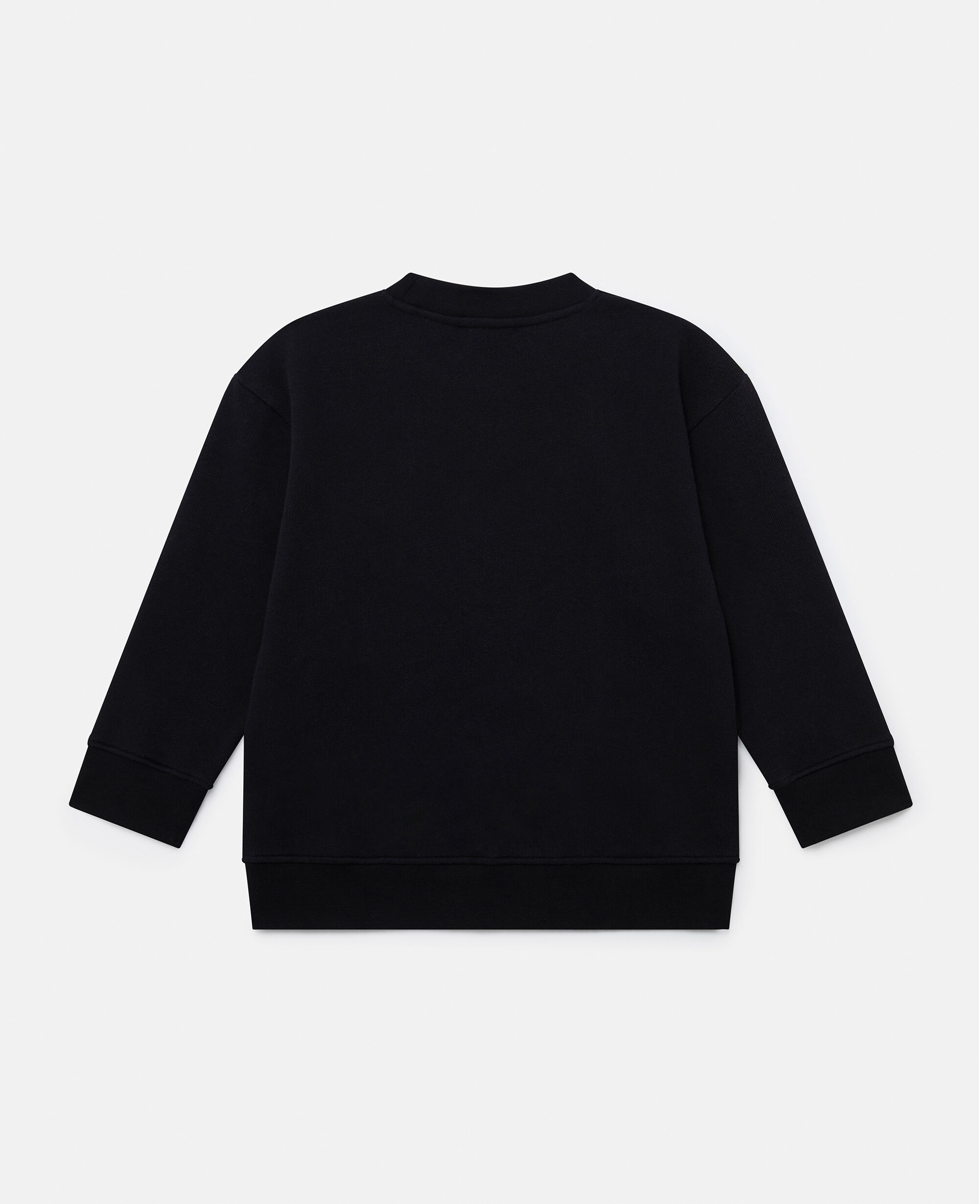 Women ブラック ロゴグラフィック ロングスリーブスウェットシャツ | Stella McCartney JP