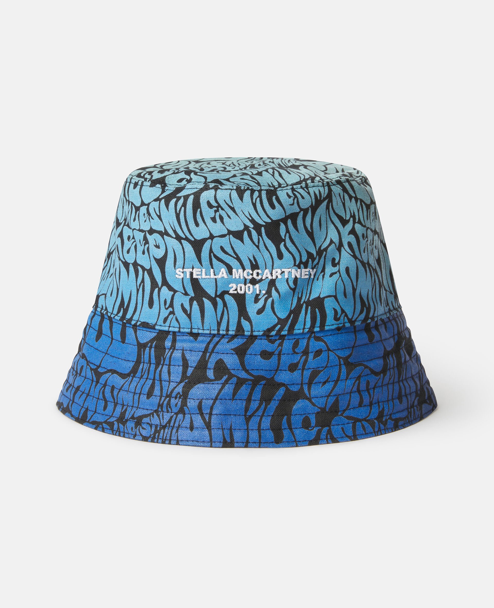 Cotton Bucket Hat-Blue-large