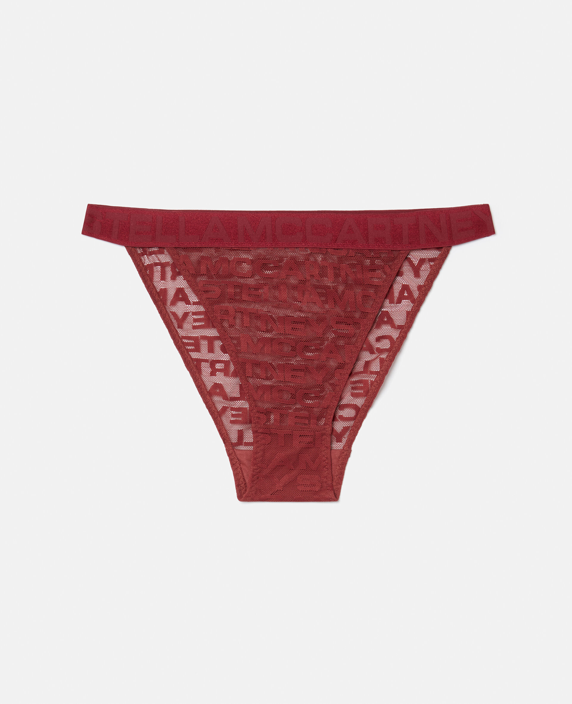Monogram Mesh Bikini Briefs-Black-large image number 0