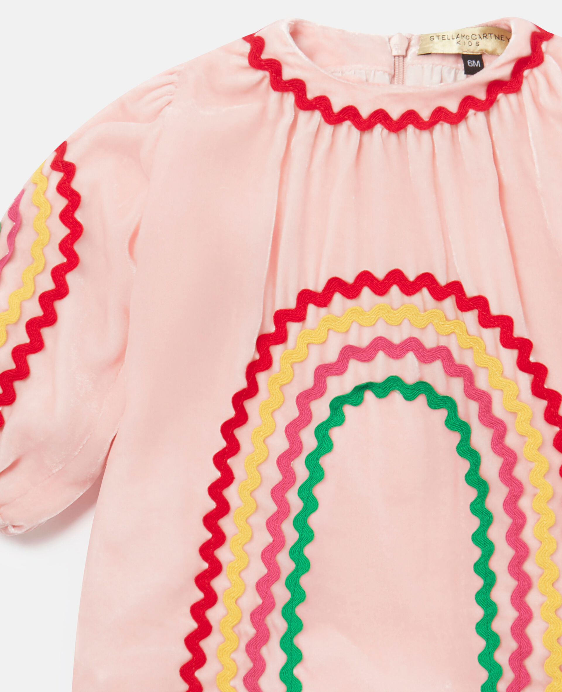 Rainbow Ribbon Dress-Pink-large image number 1