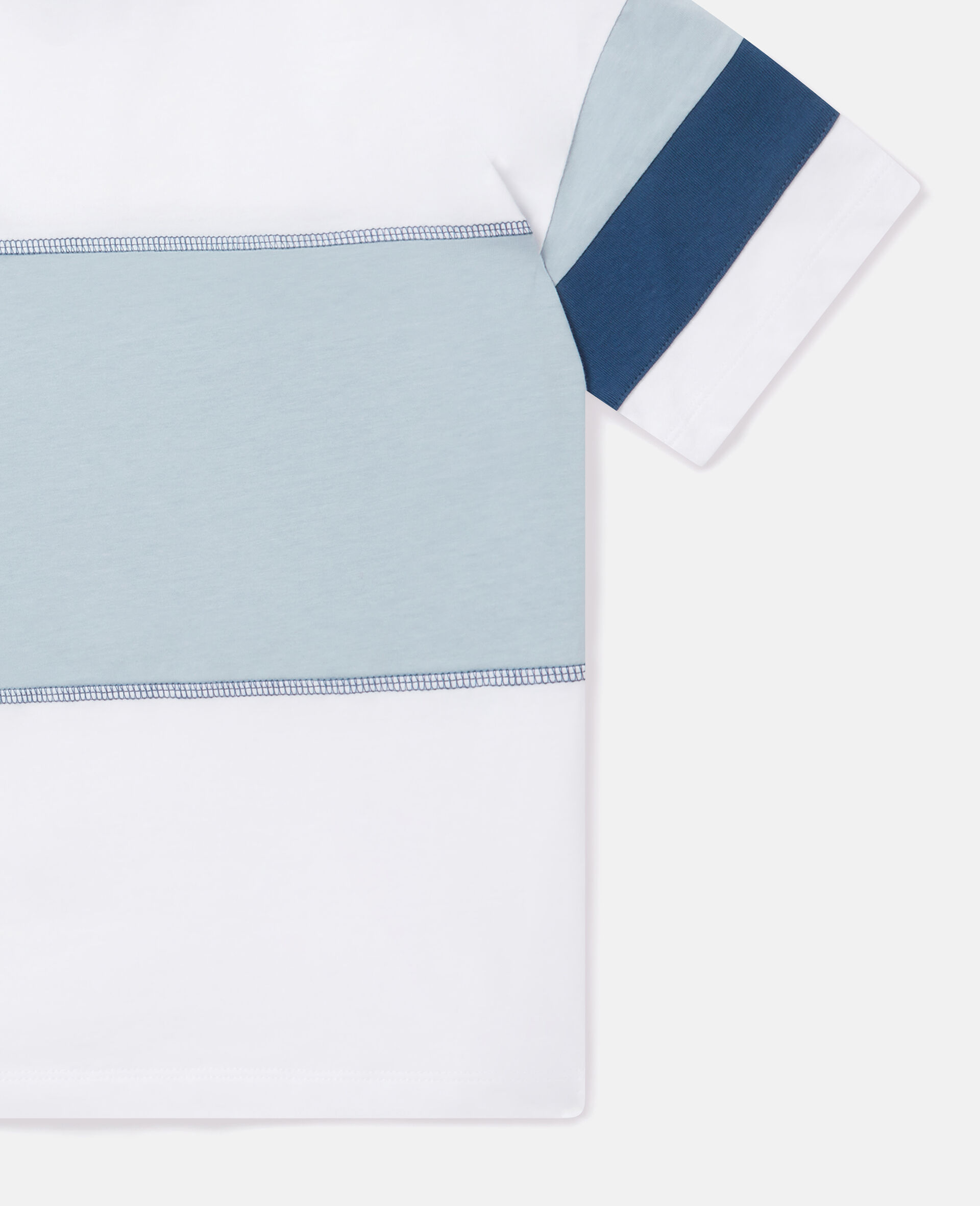 Colour Blocked T-Shirt-Multicolour-large image number 3