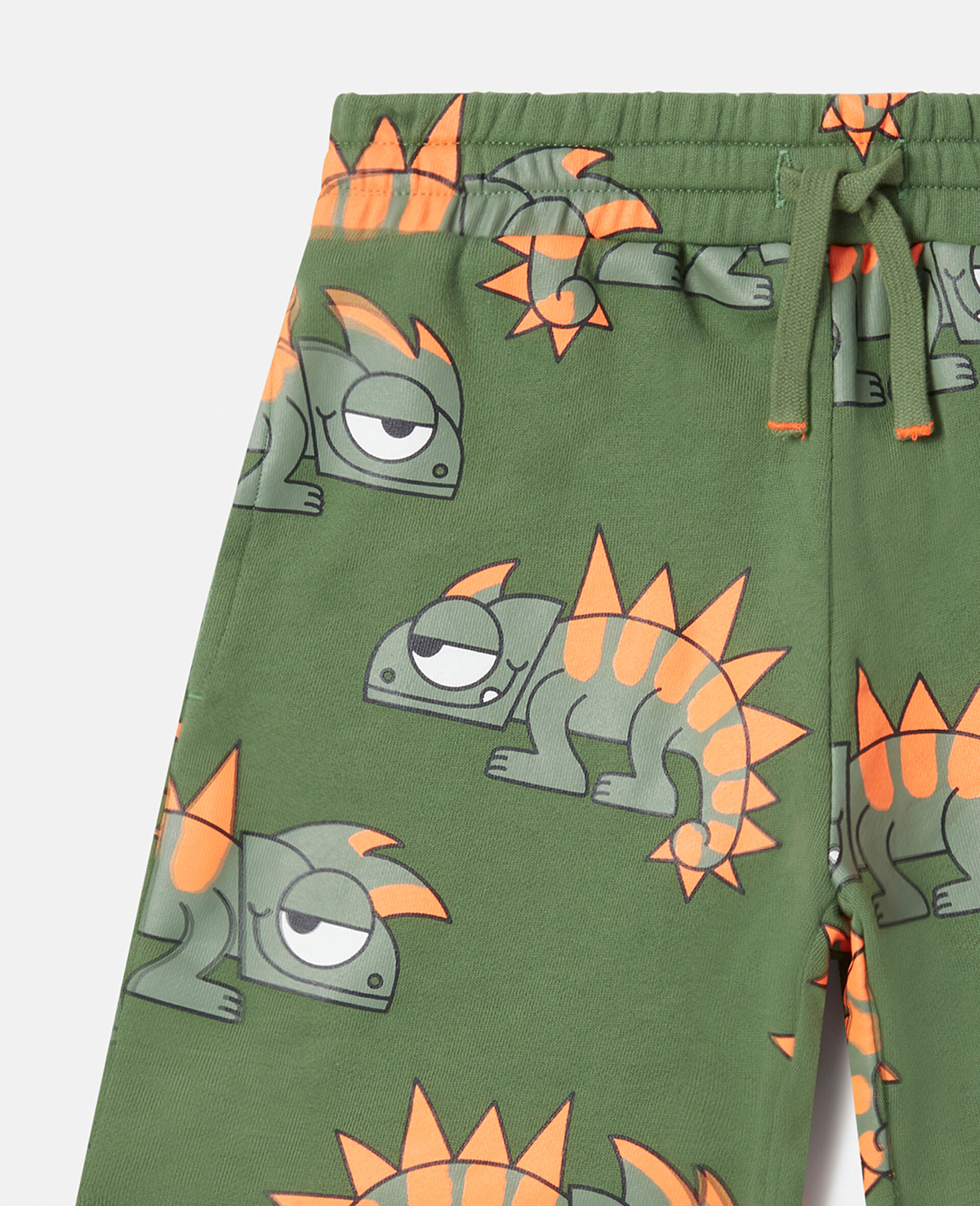 Gecko Print Sweat Shorts-Pink-large image number 1