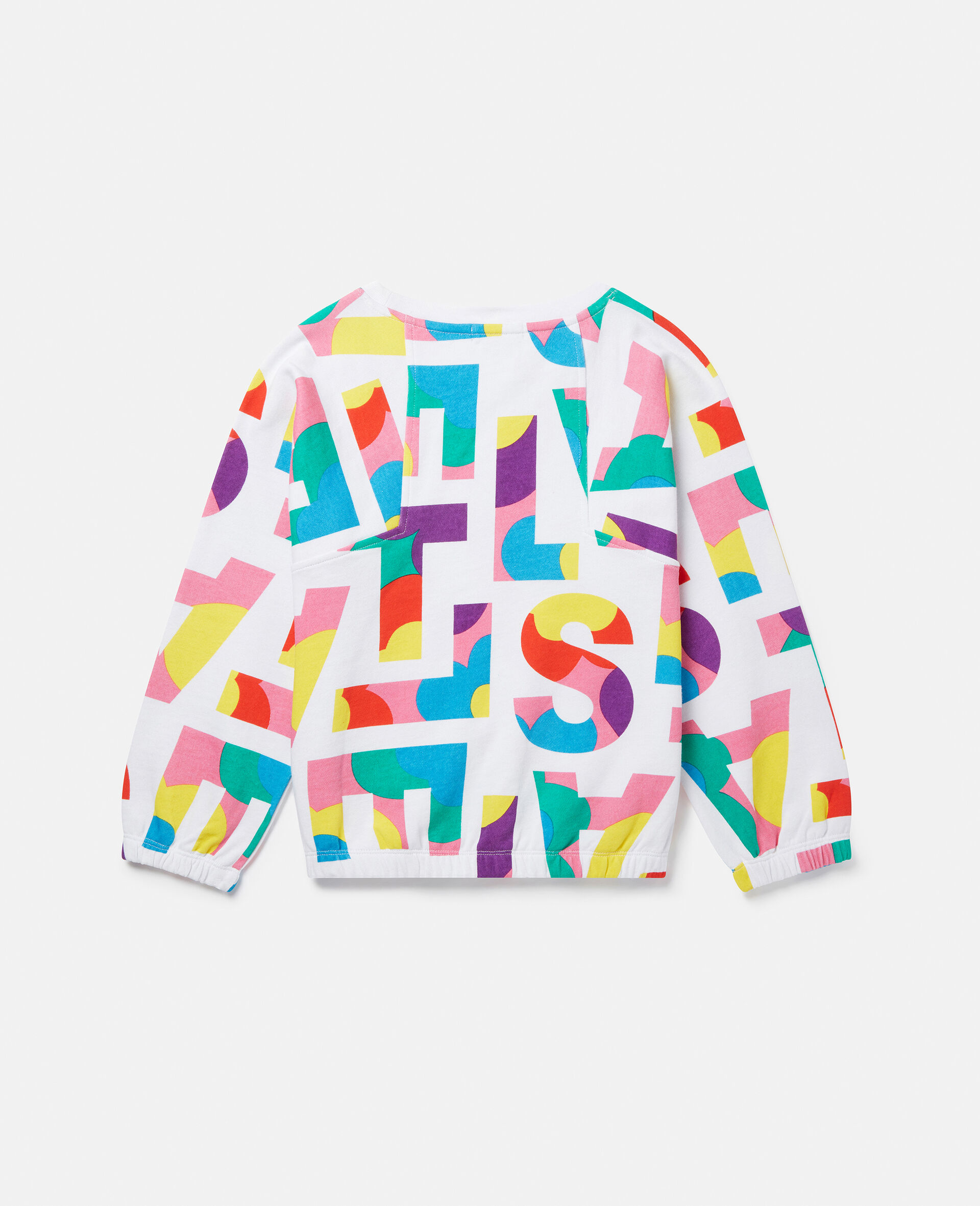 Stella Logo Pop Sweatshirt-White-large image number 2