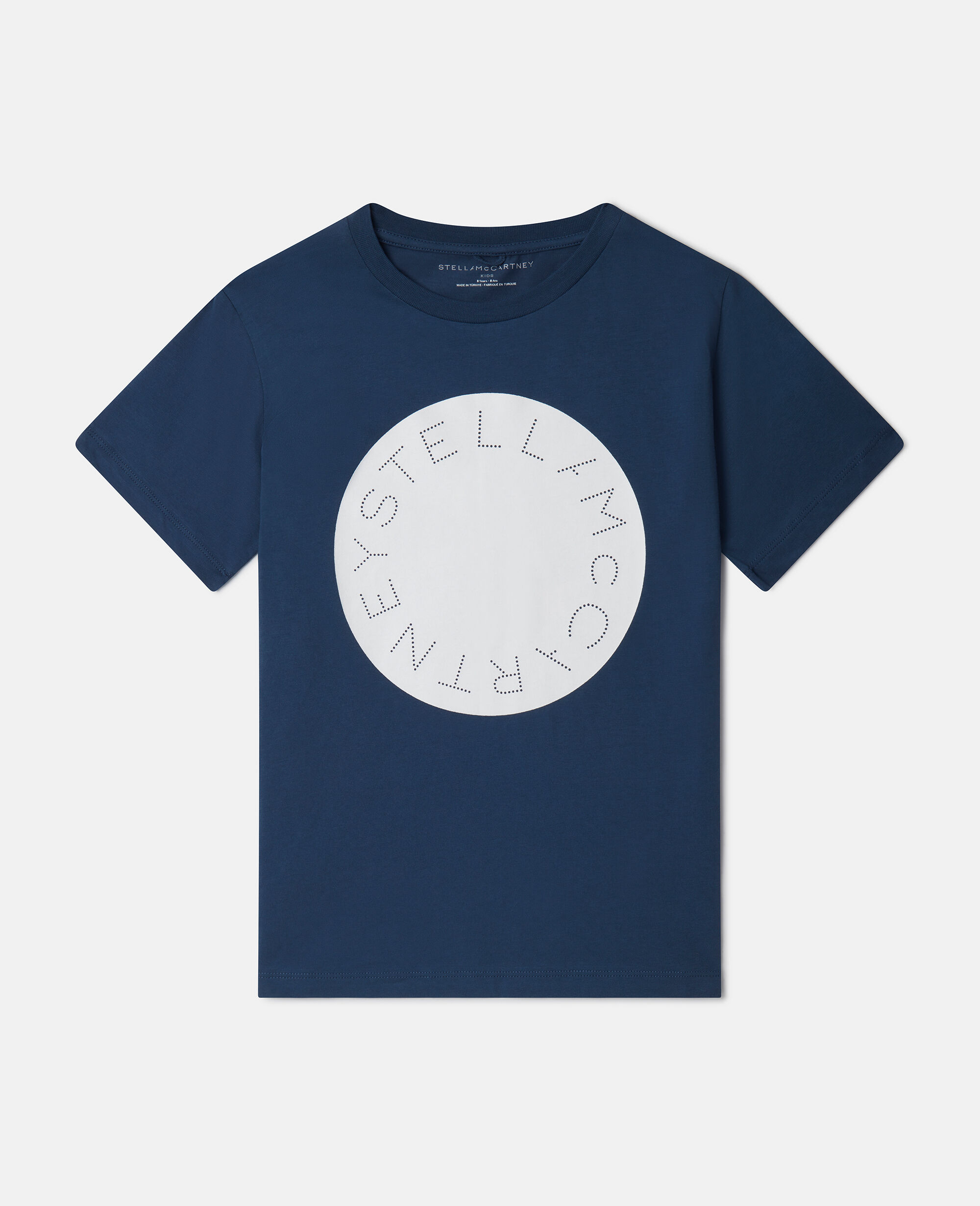 Women ネイビー メダリオンロゴ ディスク Tシャツ | Stella McCartney JP