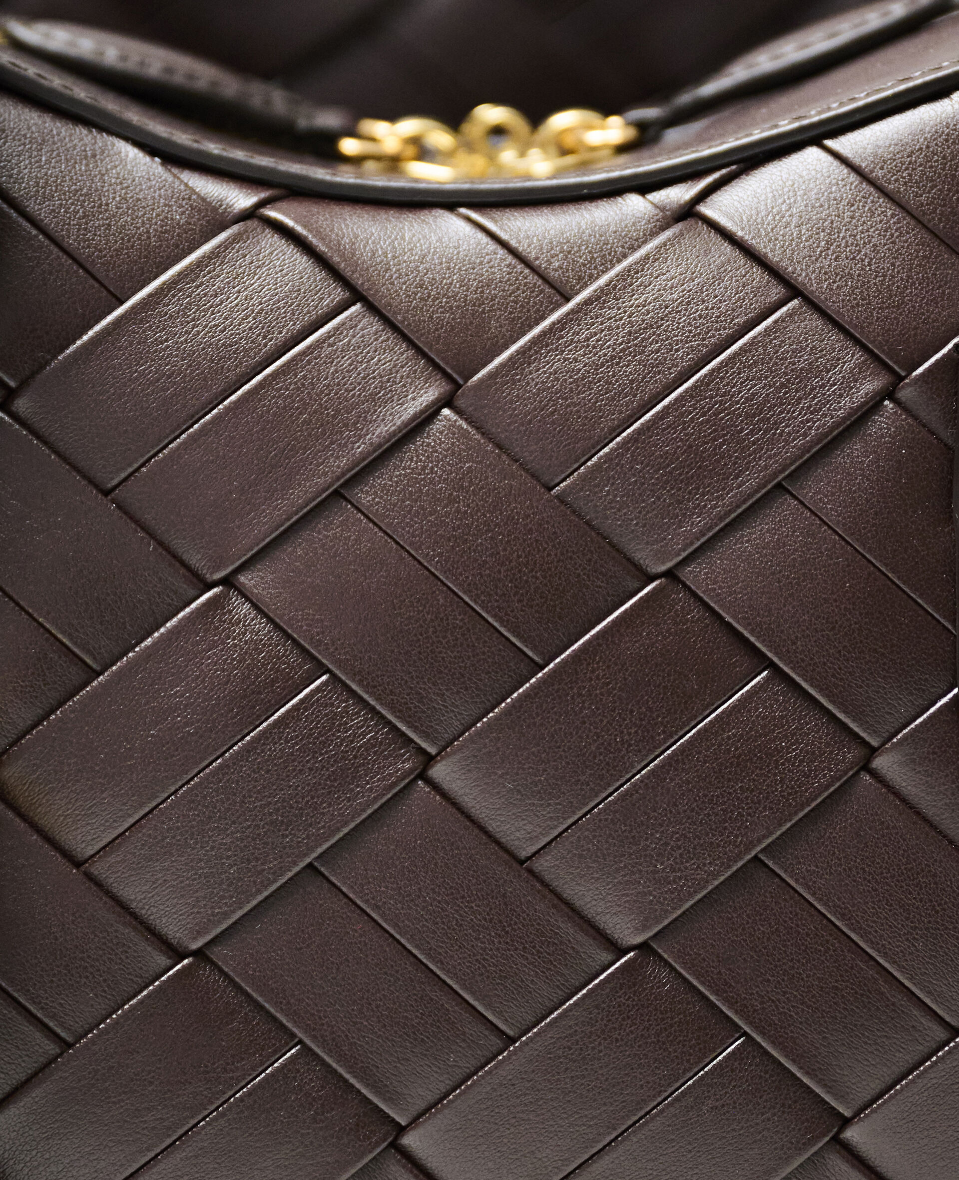 Sac porte epaule  tissé Ryder-Marron-large image number 2